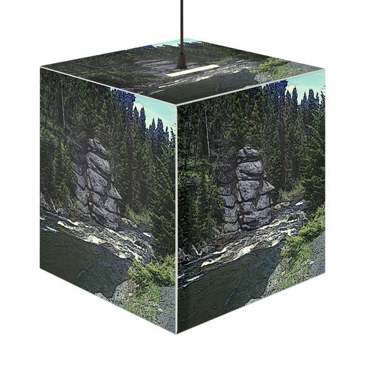Light Cube Lamp ... "I Am Innocent" ... Tricky-Dick Immortalized ... Nixon Rock: Along The River ... Central Idaho, Summer 2020 ... Original Works ...