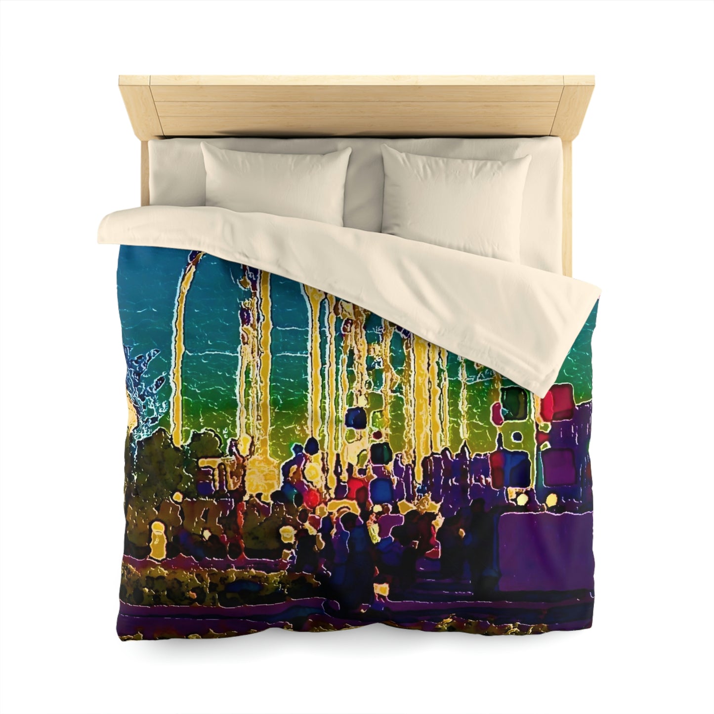 Microfiber Duvet Cover ... "Arches 'Like-No-Other' ... " Seattle World's Fair: 1962. A Family Original ...