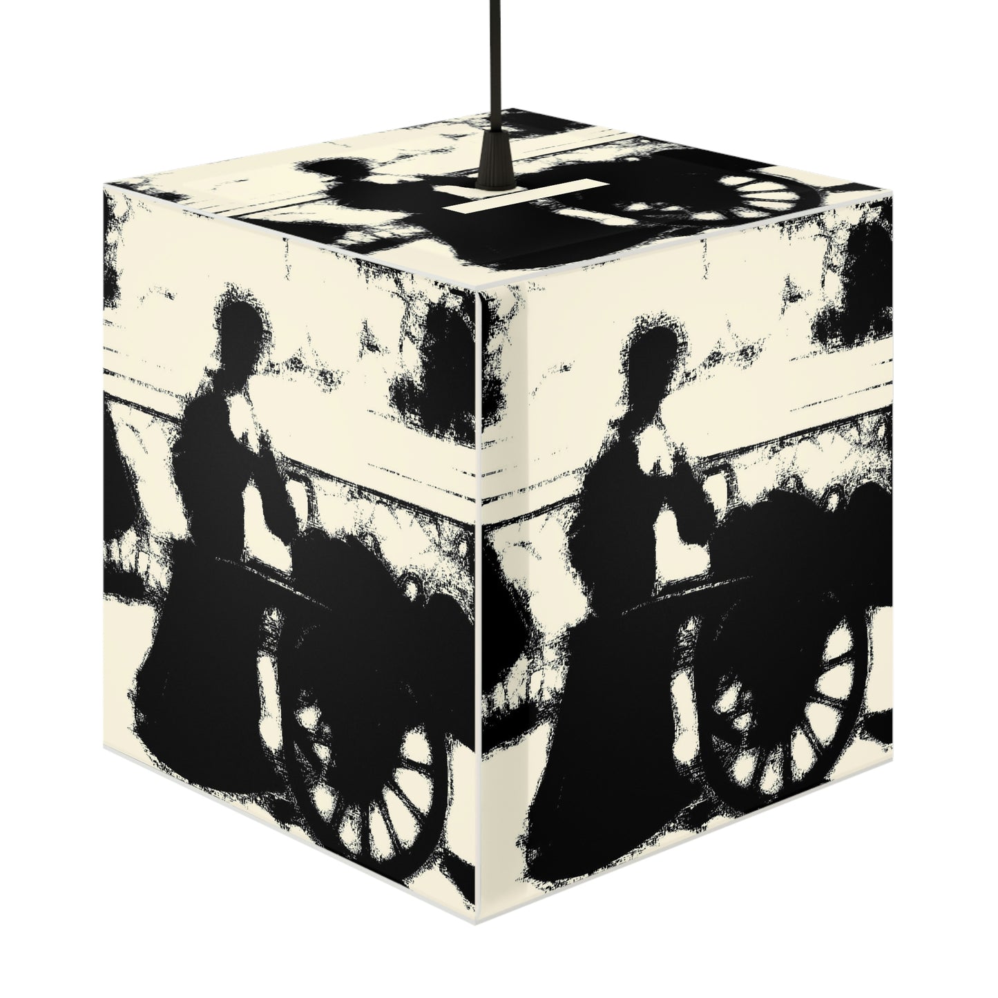 Light Cube Lamp ... Dublin's "Molly Malone Along Grafton Street" ... Cryin' Cockels & Muscles Alive-Alive-Oh ... Circa 2003 ... Original Works ...