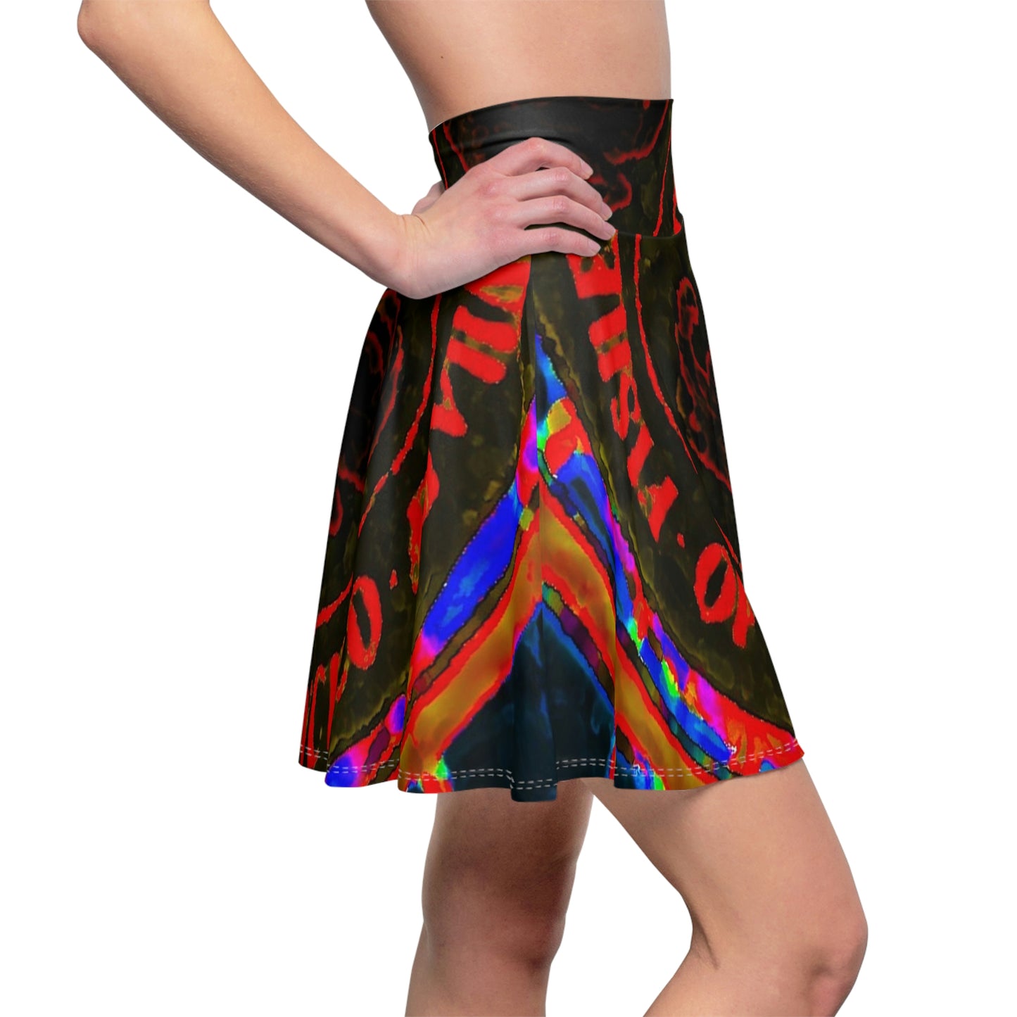 Women's Skater Skirt ... "No.9 Fishermen's Grotto - Fishermen's Wharf, SF, California" ... Family Archives: 1970's ... Original Works ...