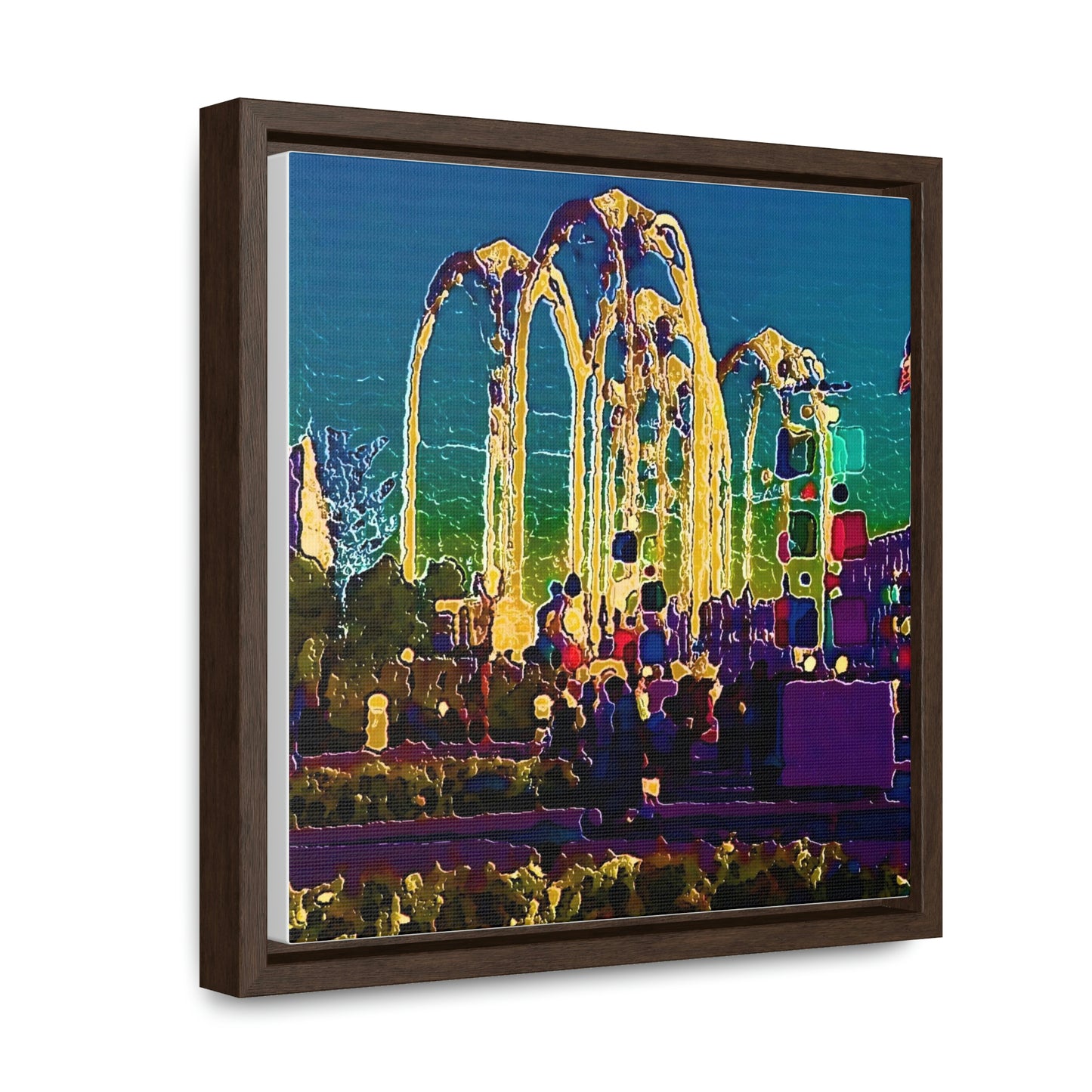 Gallery Canvas Wraps, Square Frame ... "Arches 'Like-No-Other' ... " Seattle World's Fair: 1962. A Family Original ...