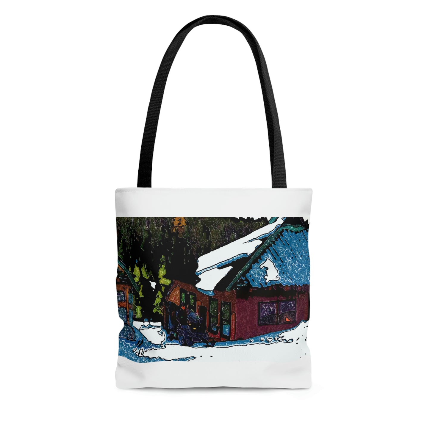 AOP Tote Bag ... "A Wonderful Shoulder Bag ... A Sturdy Shoulder Bag ... 'For All Sorts Of Occasions - Including Snowmobiling!' ... "