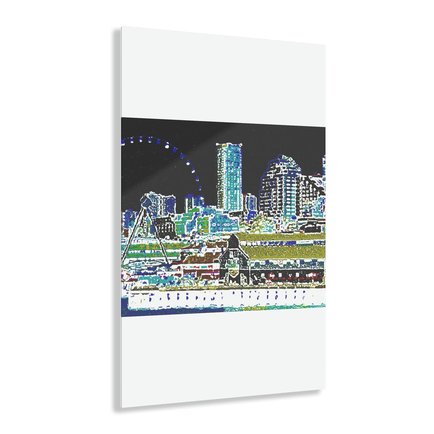 Acrylic Prints ... That Classic Wheel ... 'Seattle's Wheel' ... & An Old Classic Waterside Vendors ...  'Family Archives' ... Original Works ...