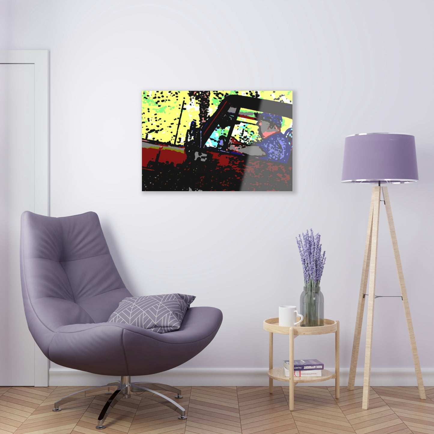 Acrylic Prints ... "Jeep & Bronco-Bustin'-It Up The Mountain Road"  ... Spring 2021 ... Rhett Creek, Idaho ... Original Works ...