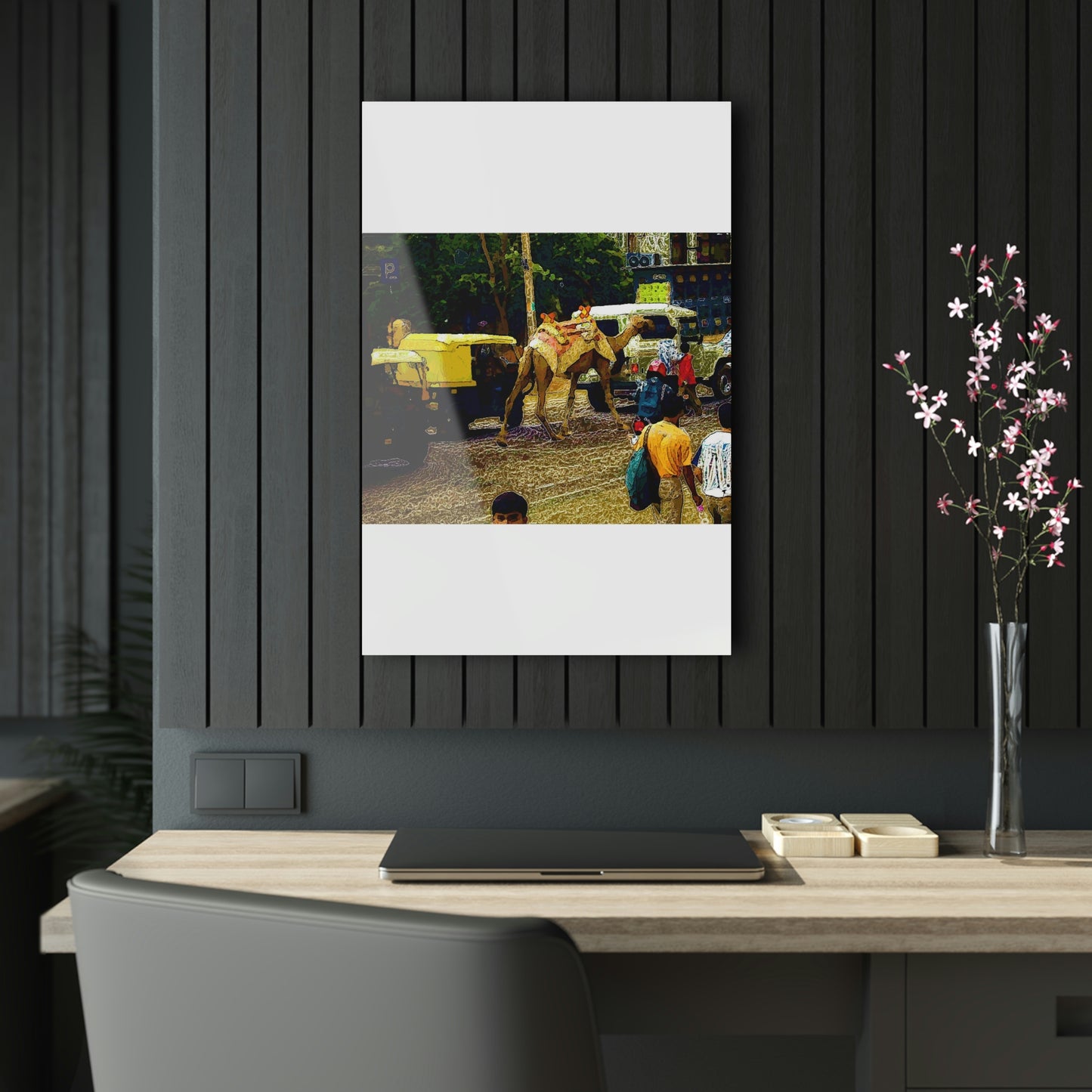 Acrylic Prints ... "Truckin'-Up-To-Buffalo ... 'Oops - Wrong Country' ... Truckin'-Up-To-New Delll -'E' ... " ... (Delhi, India) ... 5July2007. Original Works ...