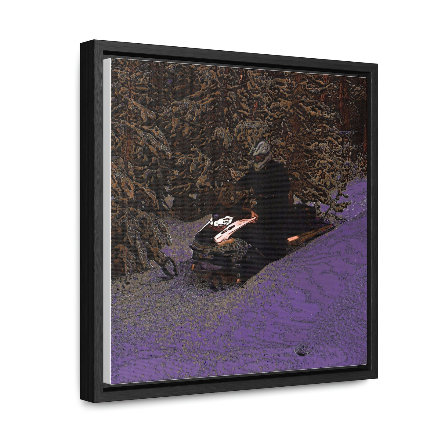 Gallery Canvas Wraps, Square Frame ... Yep ... "Another Day ... Riding Through The Wilderness ... " ... February 2023 ... Original Works ...