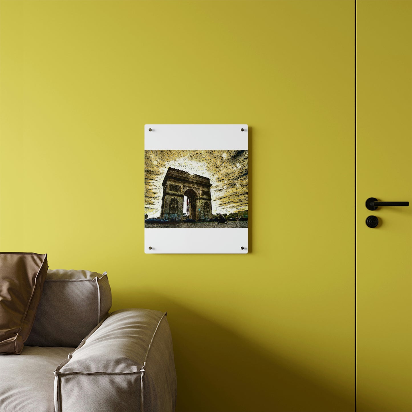 Acrylic Wall Art Panels ...  L'Arc de Triomphe ... 'Barbara Joan Bonnell-Holt Photo' ... Circa 1972 ... Oringinal Works ...