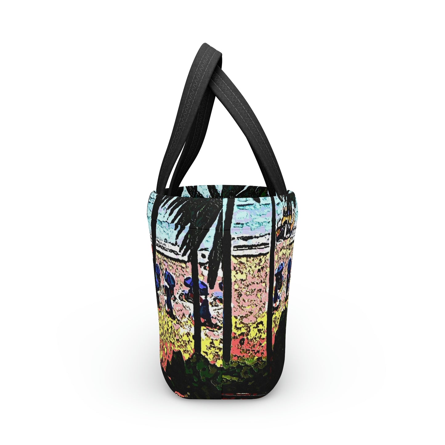 Lunch Bag ... "A Beautiful Beach Amongst The Palms" ... The Outrigger Waikiki, Honolulu, Oahu ... Original Works ...