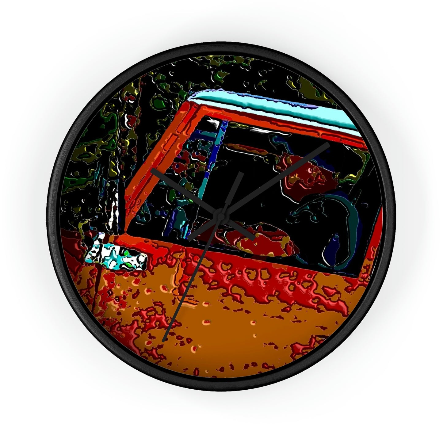 Wall clock ... How-To-Drive-Idaho's-Mountain_Roads ... "Like A Professional" ... "Truckin' Like The Doo-Dah-Man" ...