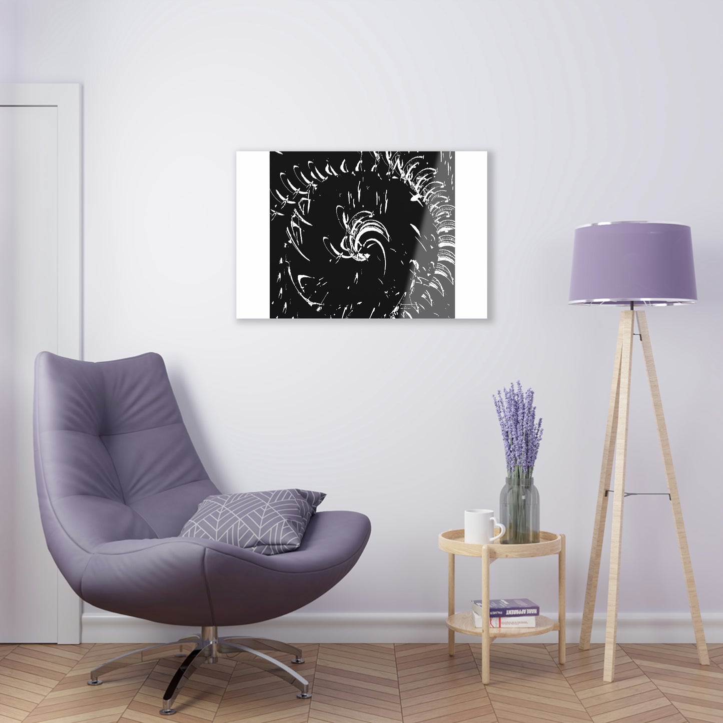 Acrylic Prints ... "Waning Moon" ... Central Idaho ... October 2022 ... Rendering Time: 22 Hours ... Original Works ...