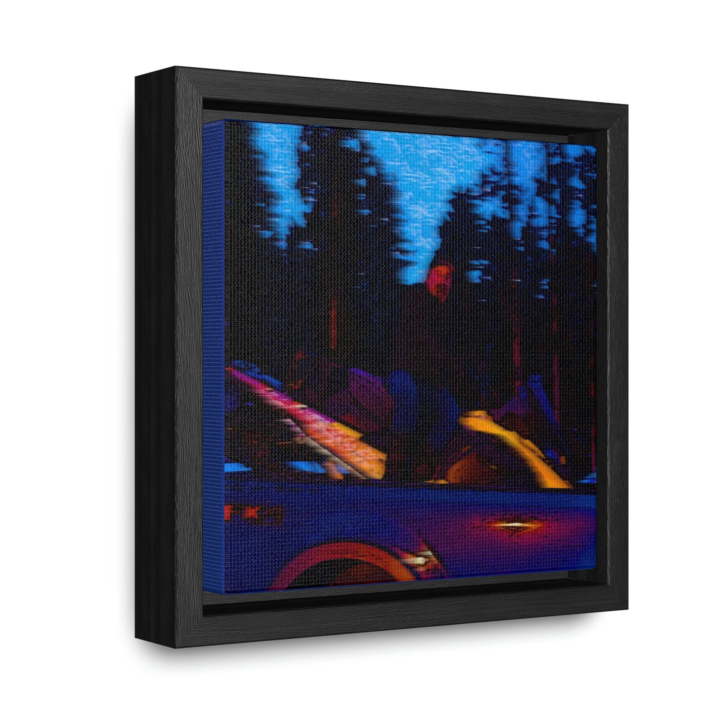 Gallery Canvas Wraps, Square Frame ... Two Modes Of Winter Transportation ... "Which One To Drive Next?" ... Choices-Choices-Choices ... Circa 4Jan23 ... Original Works ...