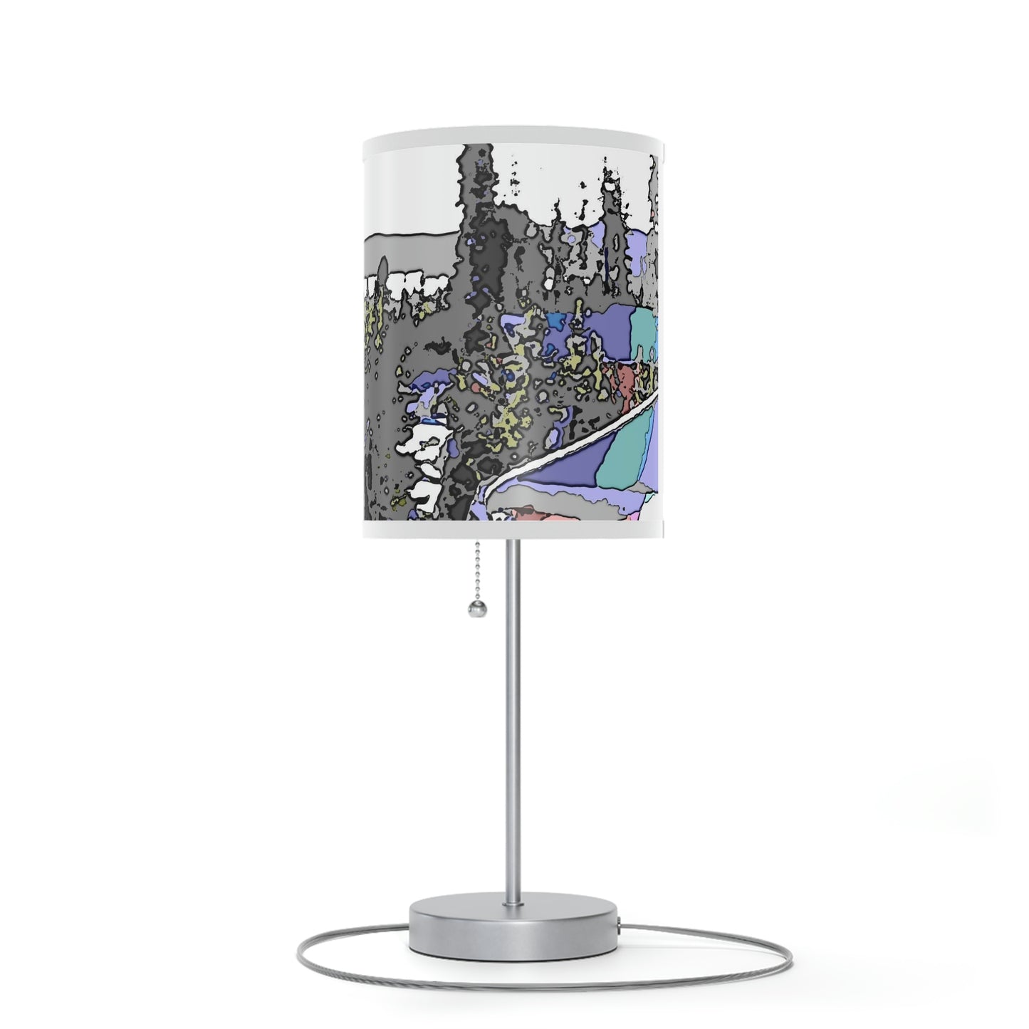 Lamp on a Stand, US|CA plug "A Very Remote Mountain Neighborhood" ... Only Cabins In This Environment ... Cenrtal Idaho ...