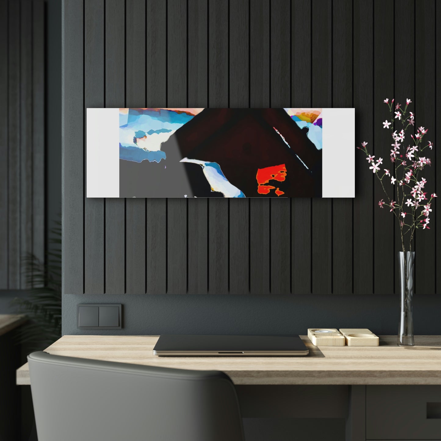 Acrylic Prints ... After An Intense Snow Storm ... 'Digging Out' ... A Vehicle & Cabin "In The Mountains" ... March 2023 ... Original Works ...