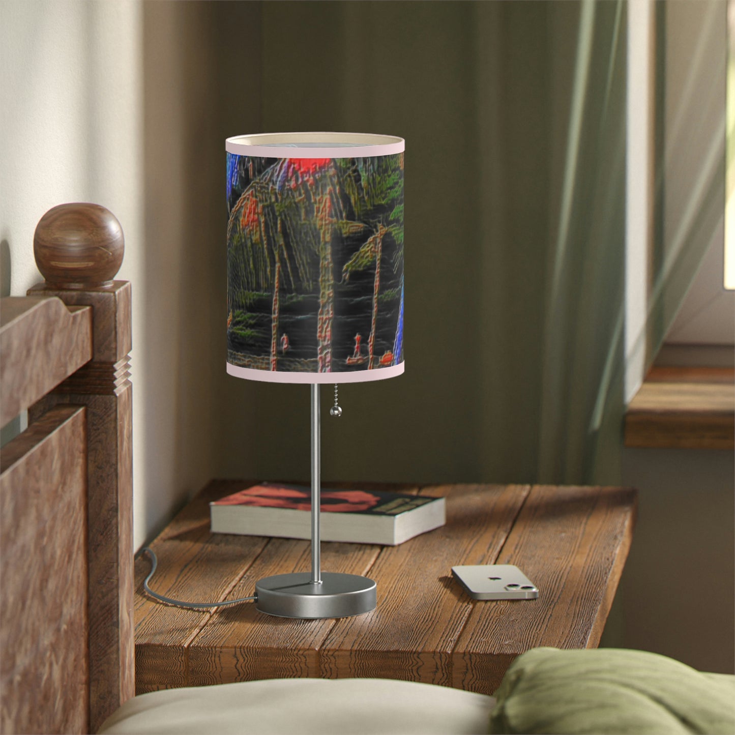 Lamp on a Stand, US|CA plug ... "The Royal Hawai'ian: Waikiki Beach_Beach" ... Honolulu, HI ... Ocotber 2014 (Halloween) ... Original Works ...