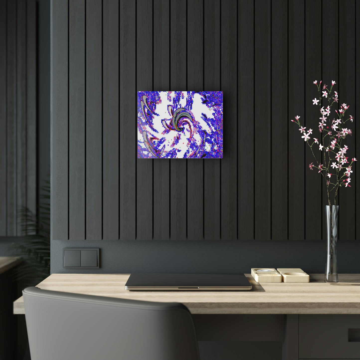 Acrylic Prints ... "Waning Moon" ... Central Idaho ... October 2022 ... Rendering Time: 22 Hours ... Original Works ...