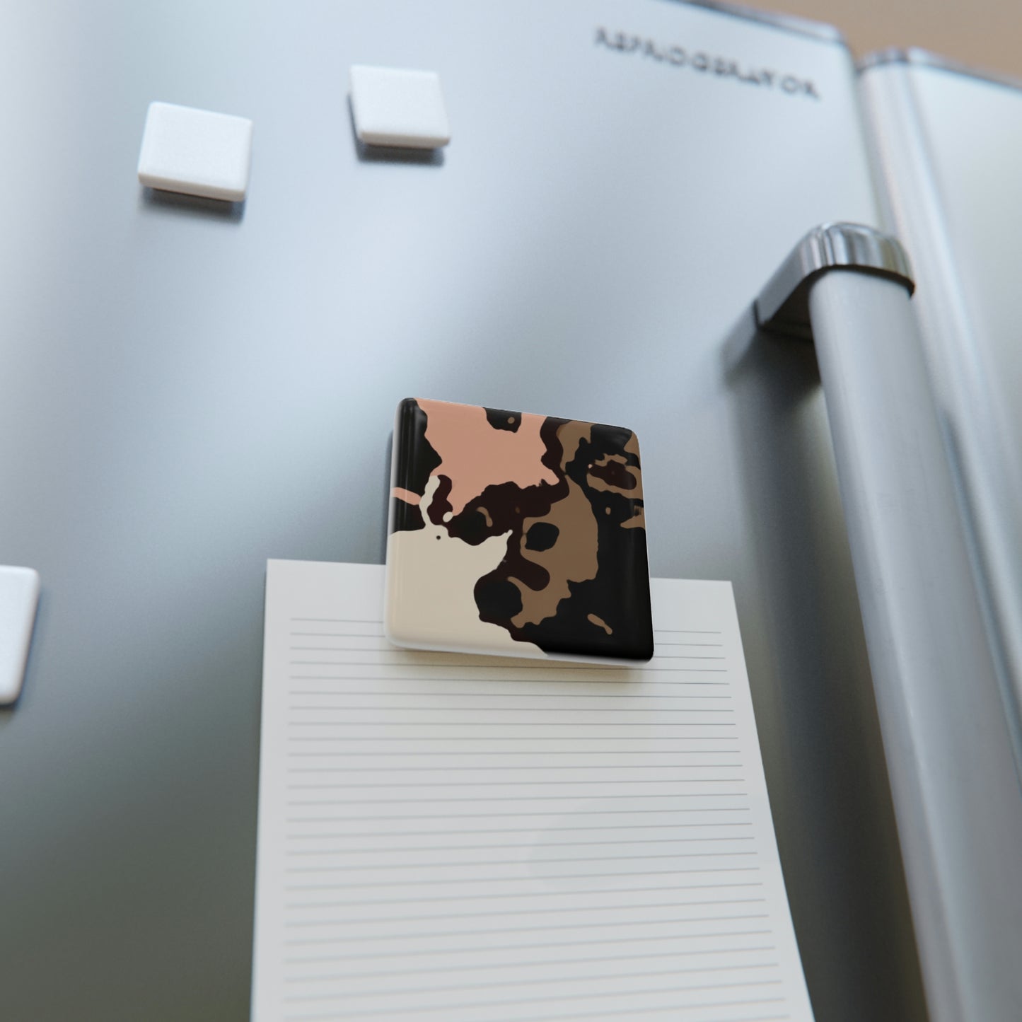Porcelain Magnet, Square ... "Always A Good Friend Watching Over Us & Taking Care Of Us" ...