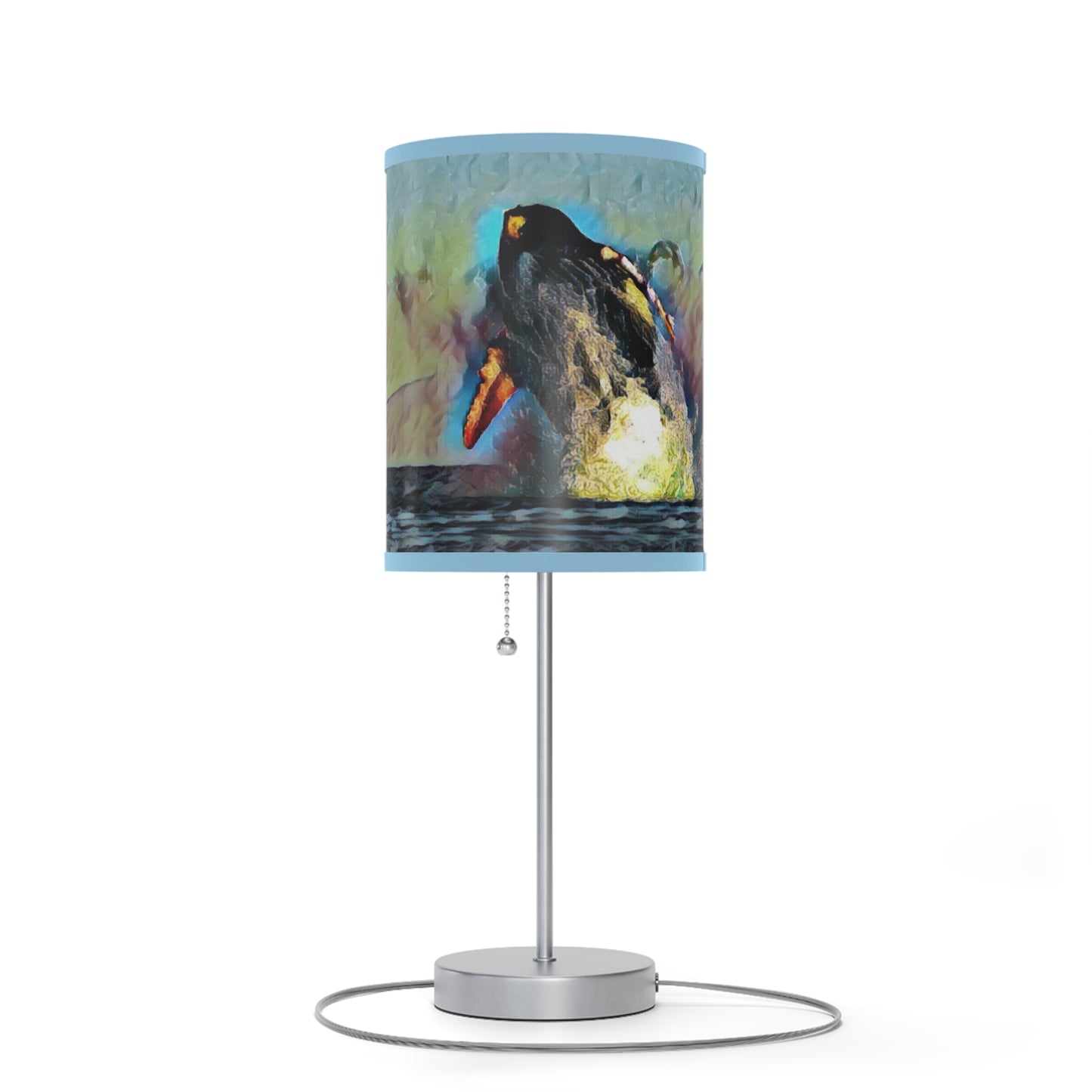 Lamp on a Stand, US|CA plug ... An Extraordinary Humpback Breach ... 'With Explosive Energy' ... Family Archives (KPH) ... Circa: 21st Century. Maui, HI ... Original Works ...