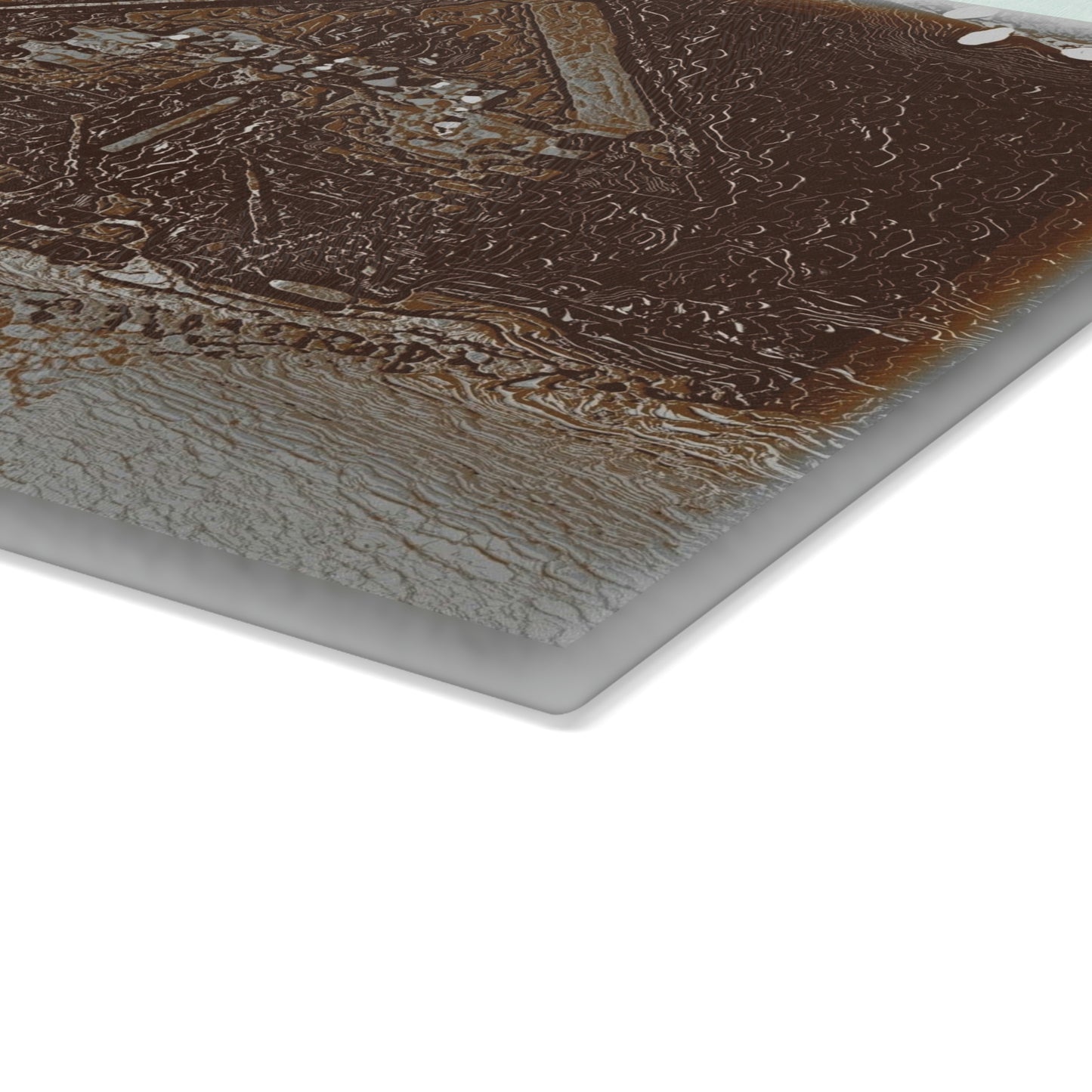 Glass Cutting Board ..."A Stormy Thanksgiving Celebration In-The-Mountains"