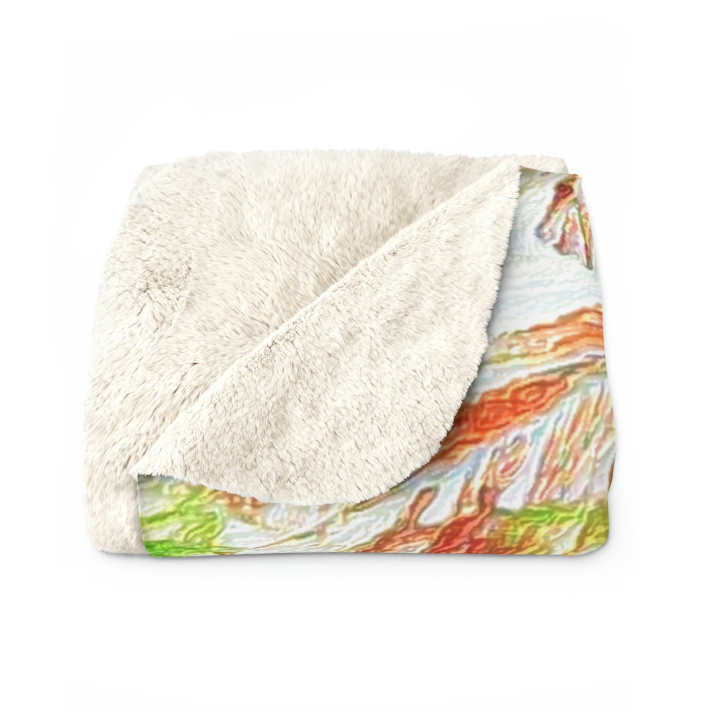 Sherpa Fleece Blanket ... "The Royal Hawai'ian: Waikiki Beach_Beach" ... Honolulu, HI ... October 2014 (Halloween) ... Original Works ...