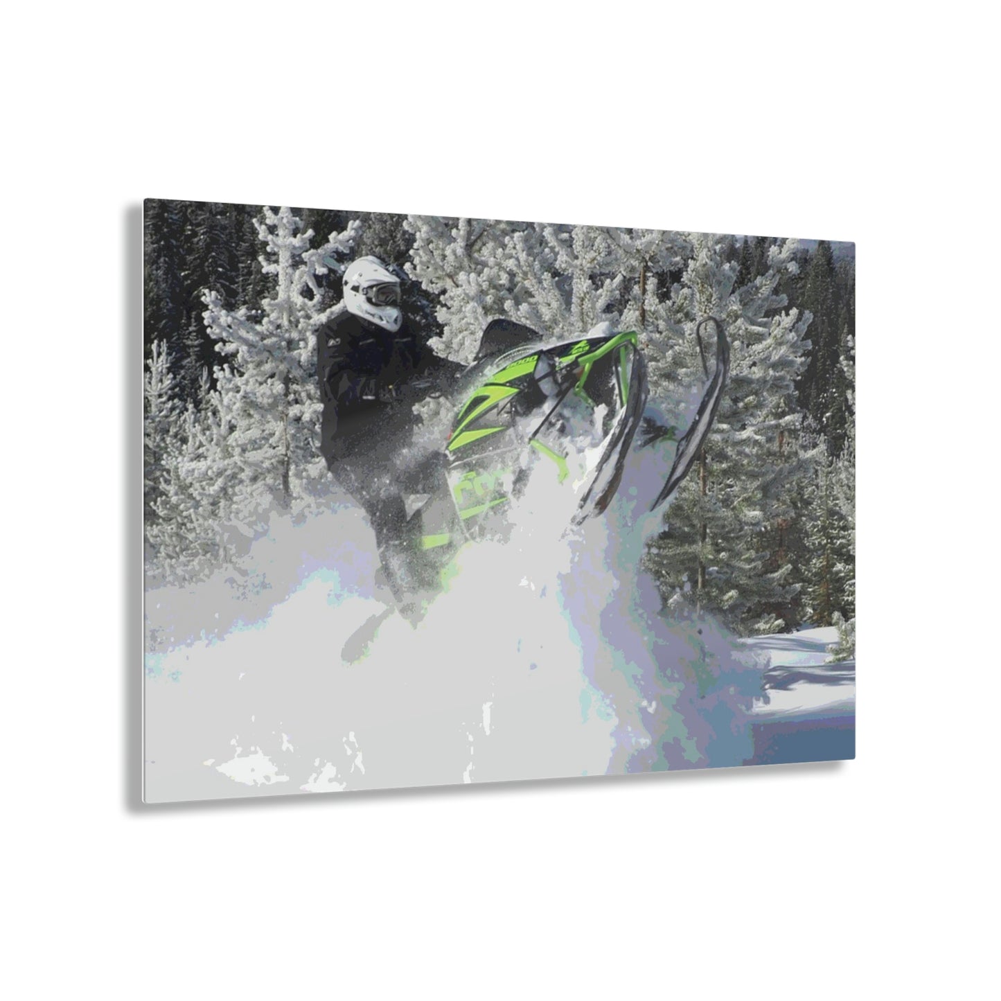 Acrylic Prints ... "No Time 'Like-Air-Time' ..." ... A True Master At His Craft ... December 2022, Rhett Creek, Idaho ... Original Works ...