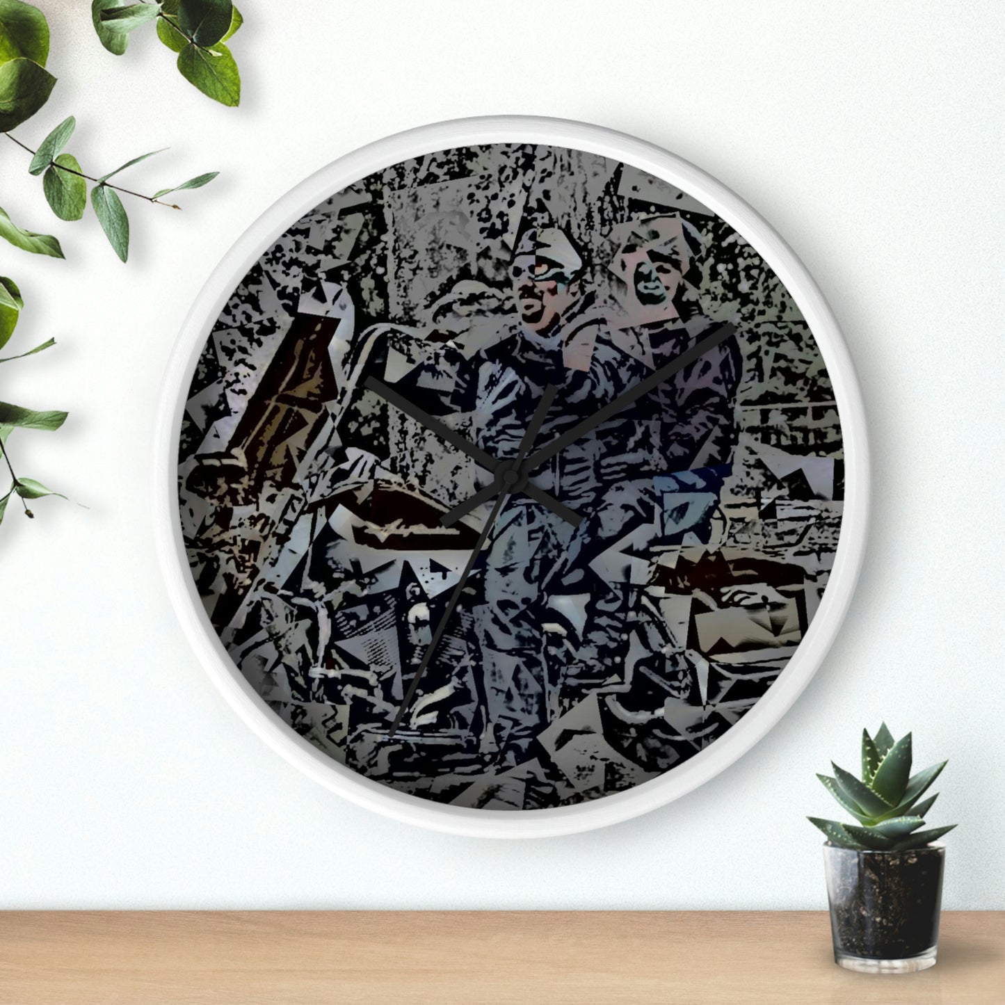 Wall clock ... The Open Road Beckons ... "Harley 'D' Yearnings ..."  Original Works ...