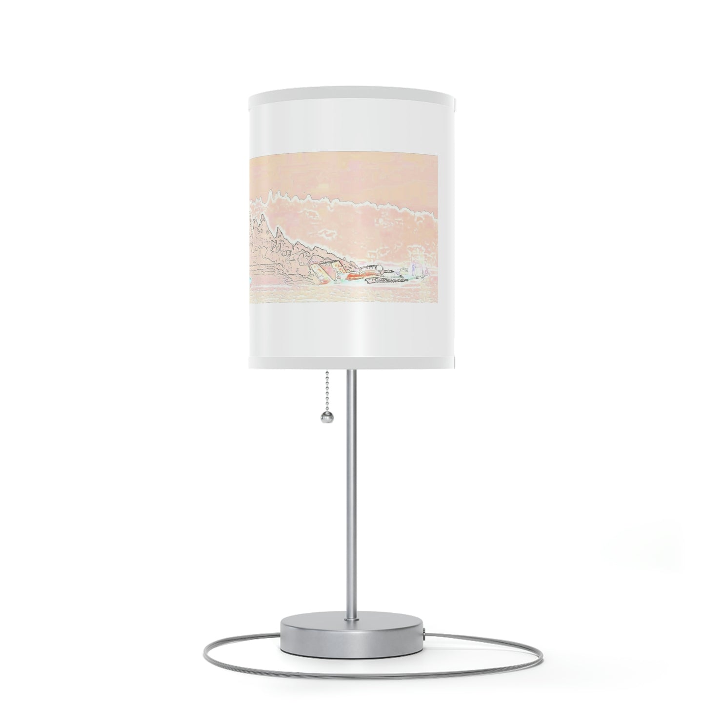 Lamp on a Stand, US|CA plug ... Seattle Columbia Cup On Lake Washington ... "Dave Wilcox Heads For The Win" ... Associate Gift-Photo ... Original Works ...