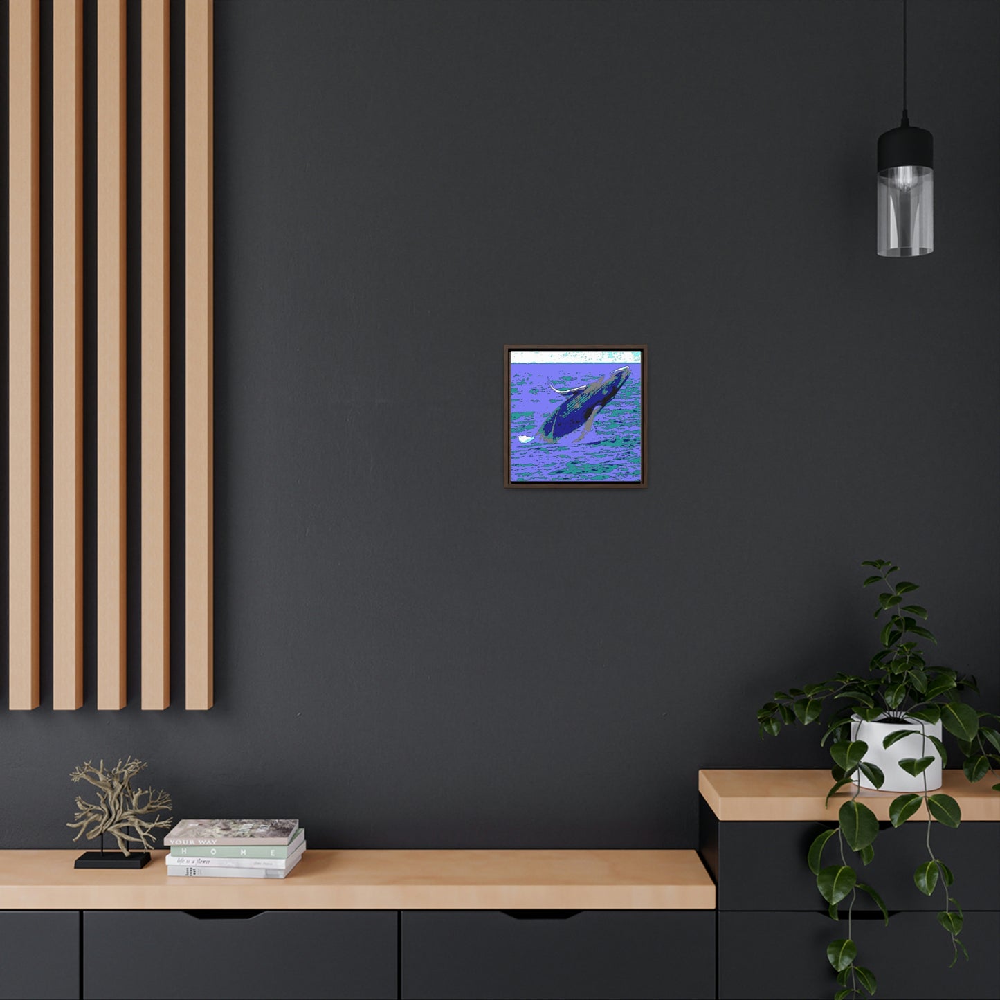 Gallery Canvas Wraps, Square Frame ... Baby Humpback Breaching ... Maui, HI: April 2022 ... "Family Archives: KPH" ... Original Works ...
