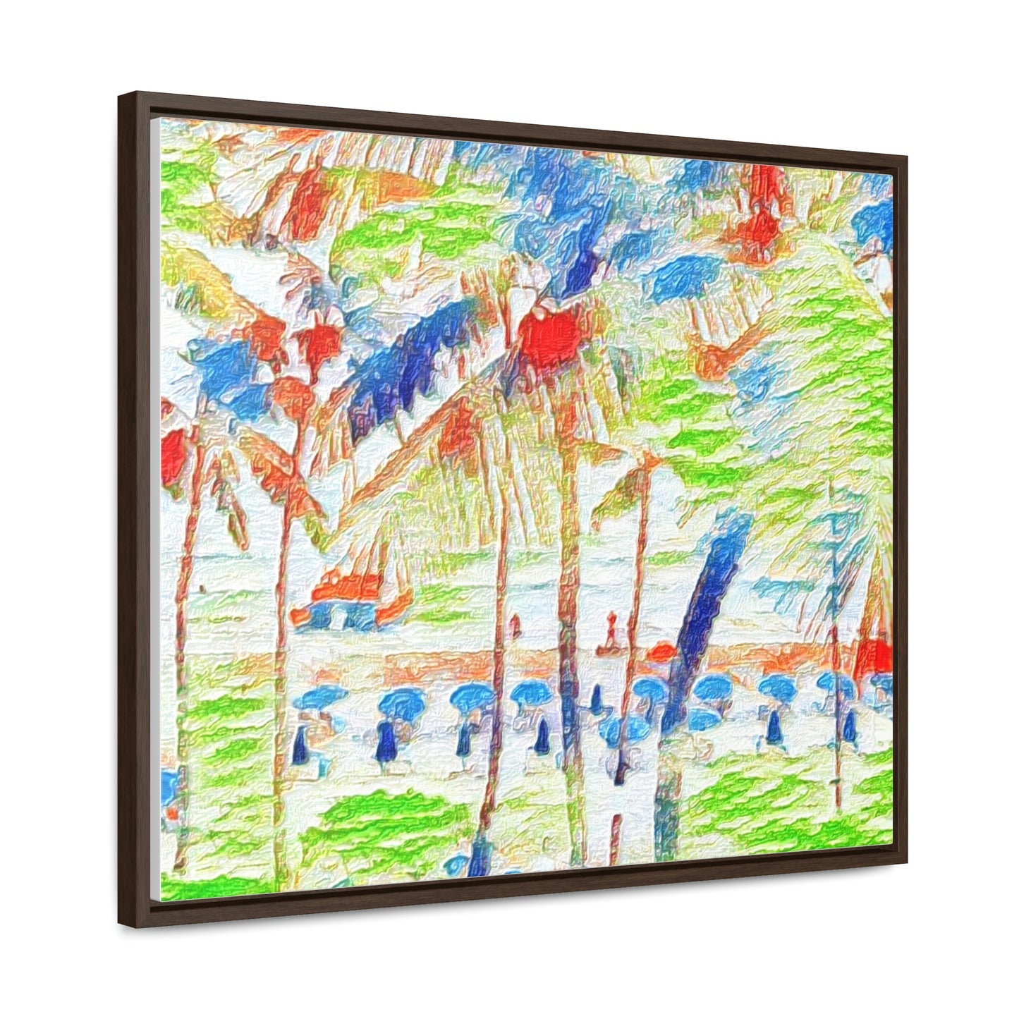 Gallery Canvas Wraps, Horizontal Frame ... "The Royal Hawai'ian: Waikiki Beach_Beach" ... Honolulu, HI ... Ocotber 2014 (Halloween) ... Original Works ...
