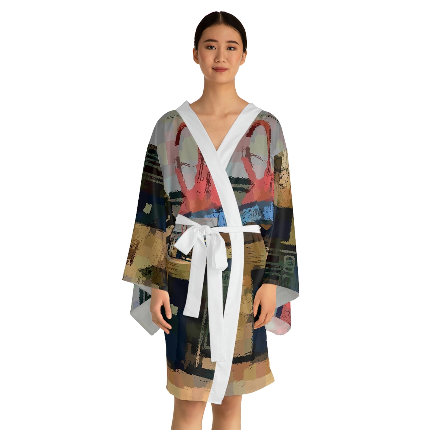 Long Sleeve Kimono Robe ...  In-A-Hurry & Stressed? ... Remember: Keep "Clam" ... Clam_Happy ...  'Ivars: Seattle Waterfront' ... Personal Archives ... Original Works ...