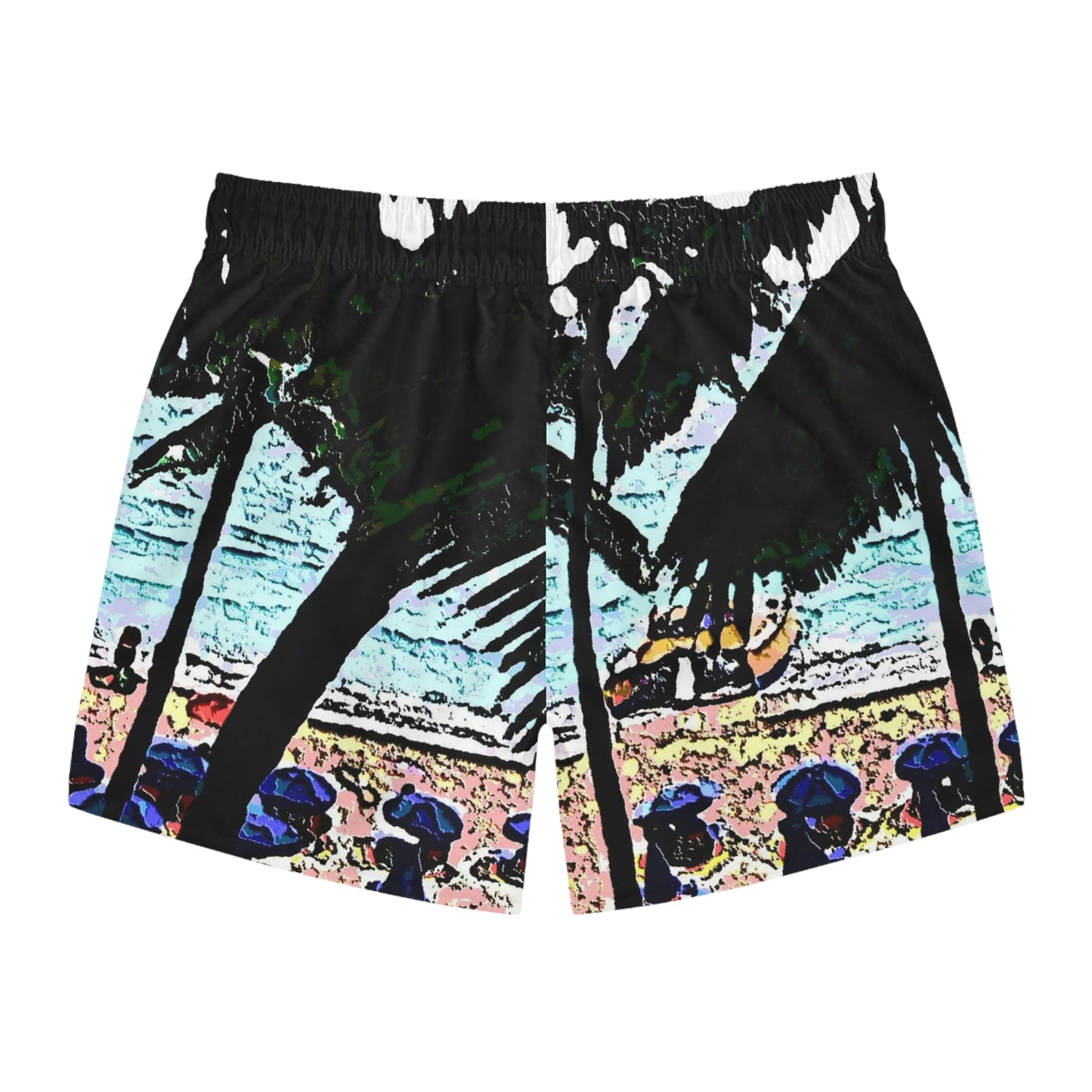 Swim Trunks ... "A Beautiful Beach Amongst The Palms" ... The Outrigger Waikiki, Honolulu, Oahu ... Original Works ...