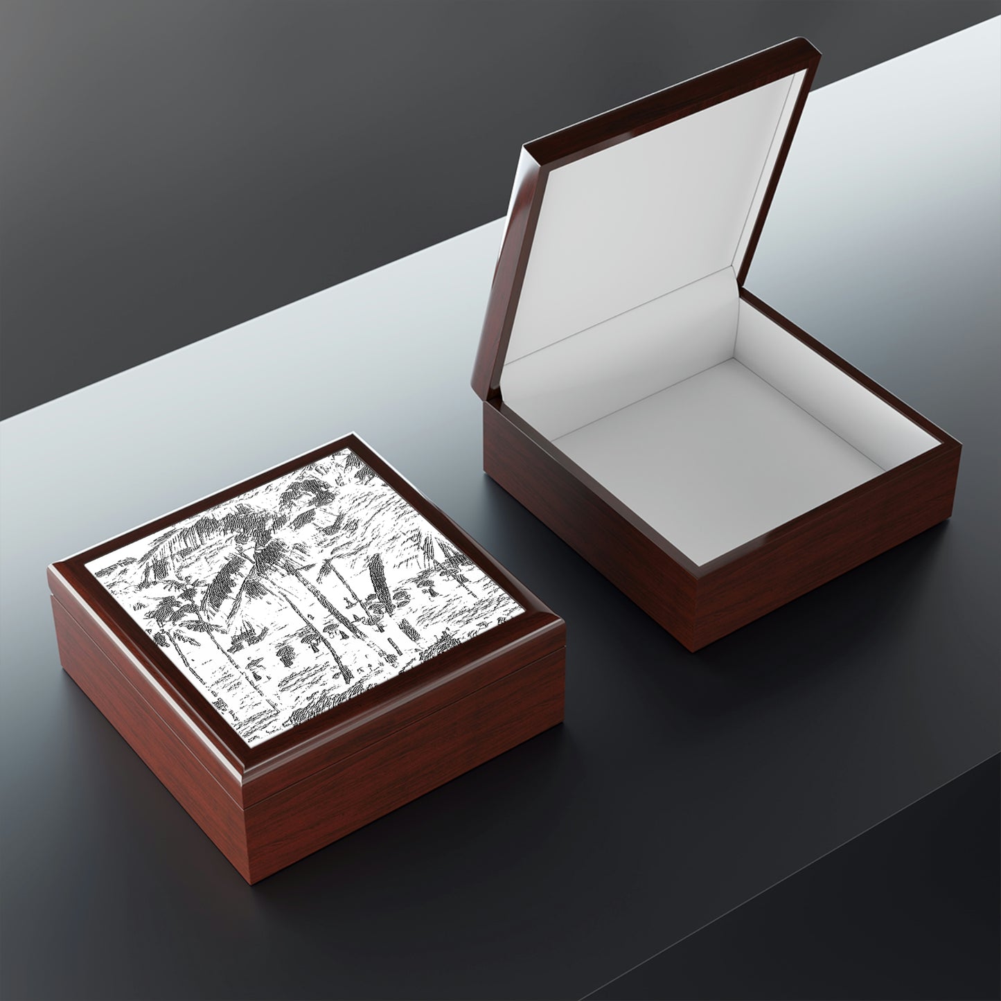 Jewelry Box ... "The Royal Hawai'ian: Waikiki Beach_Beach" ... Honolulu, HI ... Ocotber 2014 (Halloween) ... Original Works ...
