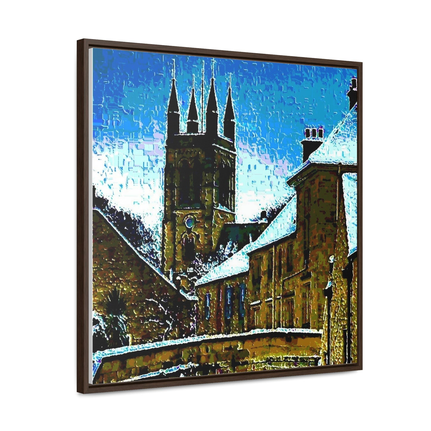 Gallery Canvas Wraps, Square Frame ... Walikng The Streets & Alleys ... 'Strolling The Canals ... '  ... Original Works  ...