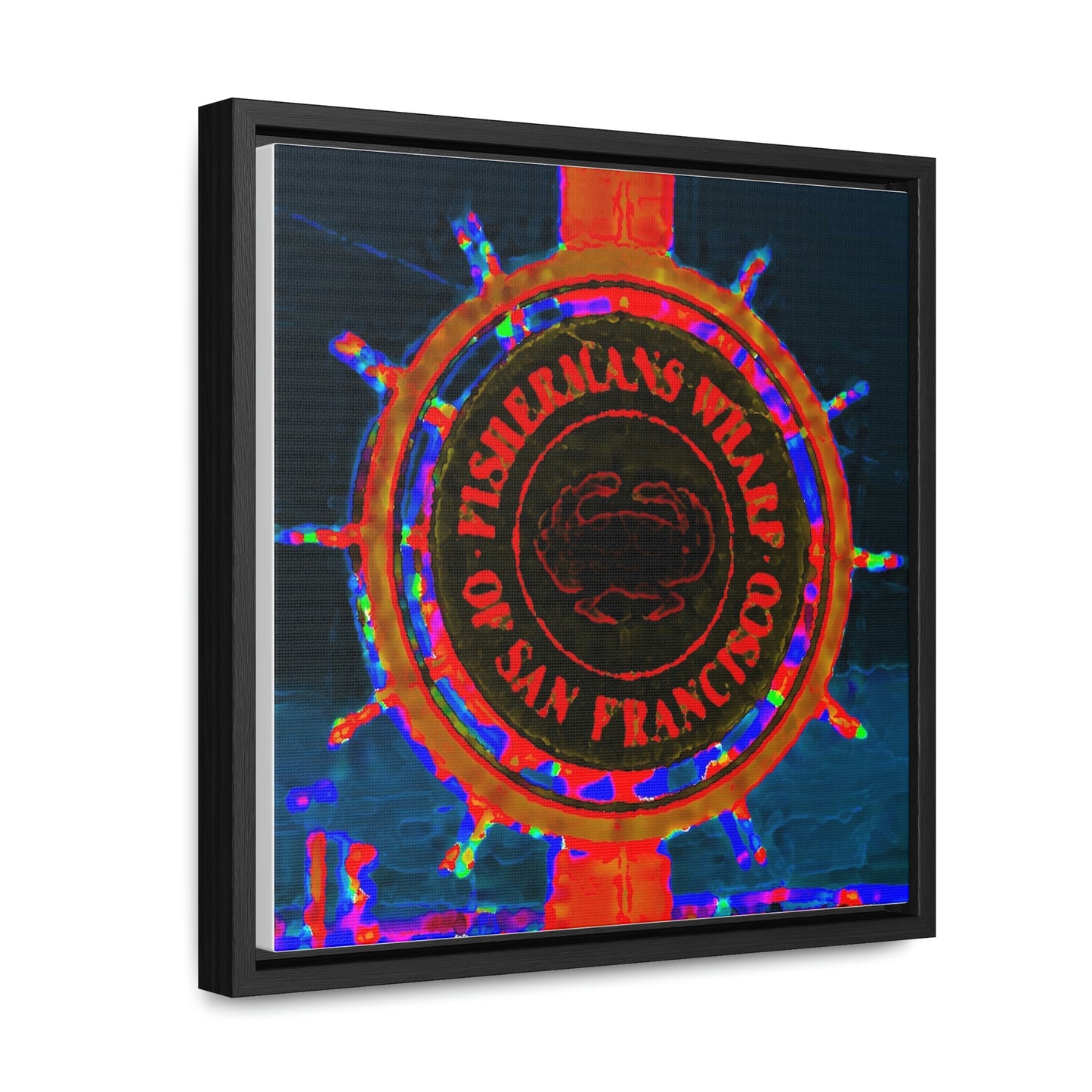 Gallery Canvas Wraps, Square Frame ... "No.9 Fishermen's Grotto - Fishermen's Wharf, SF, California" ... Family Archives: 1970's ... Original Works ...