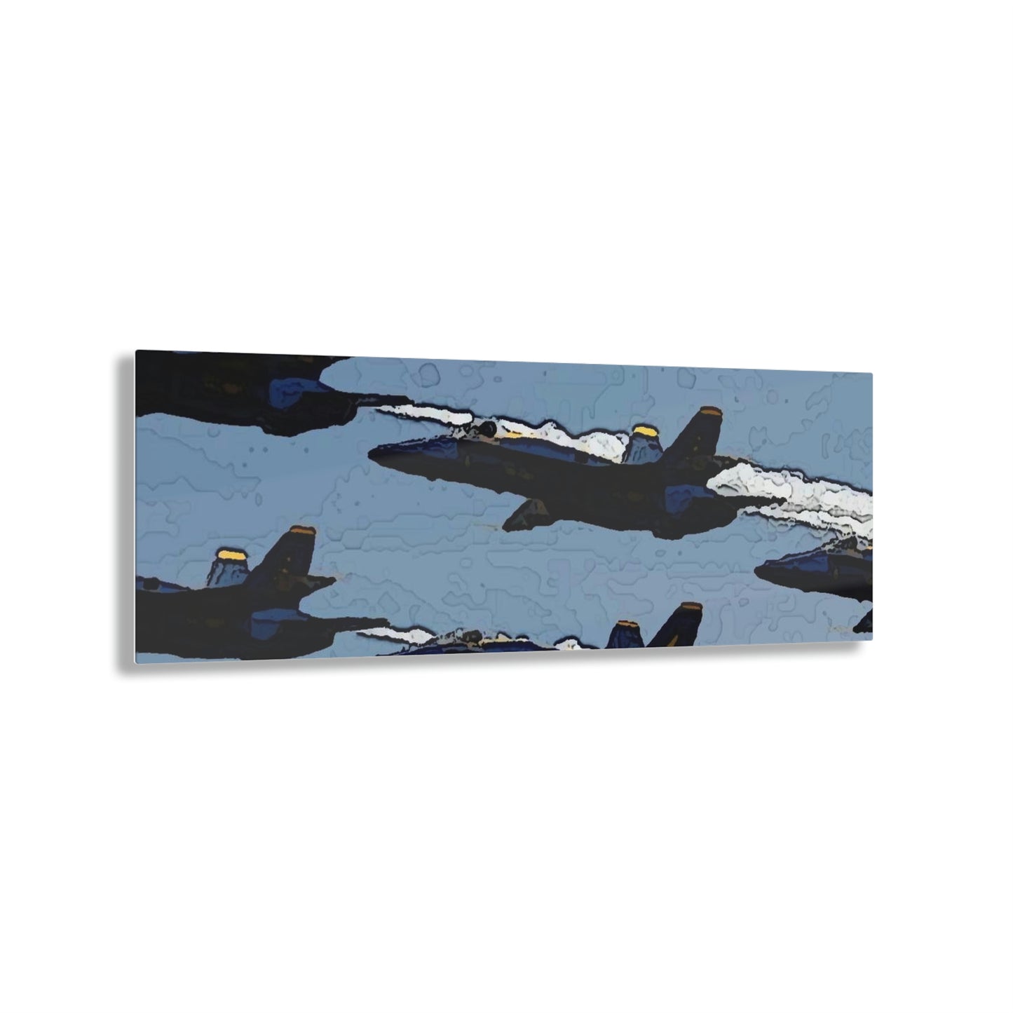 Acrylic Prints ... Seattle Seafair ..."Blue Angels Run Over Lake Washington" ... Circa Mid 1980's ... Dr FJ Holt ... Original Works ...