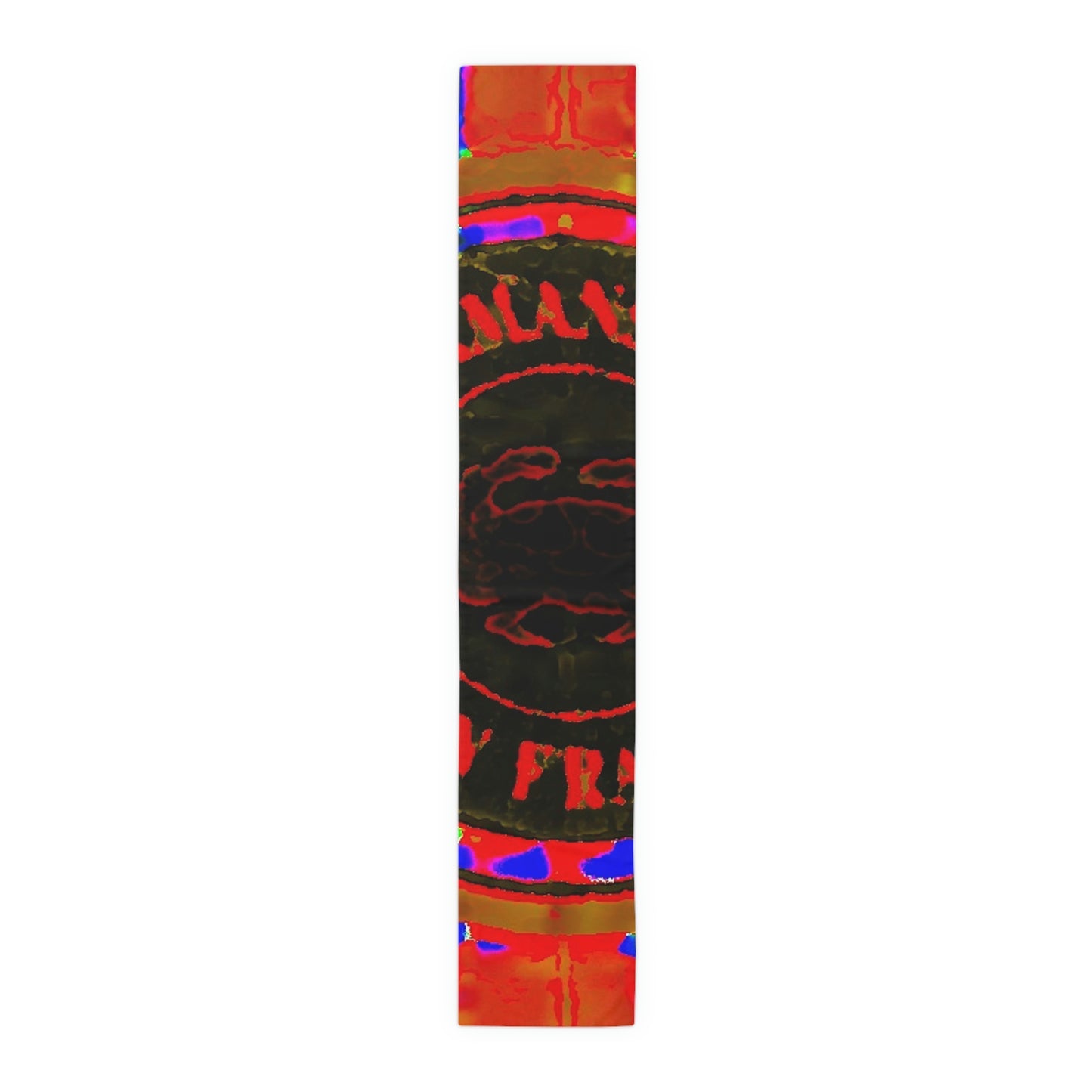 Table Runner (Cotton, Poly) ... "No.9 Fishermen's Grotto - Fishermen's Wharf, SF, California" ... Family Archives: 1970's ... Original Works ...