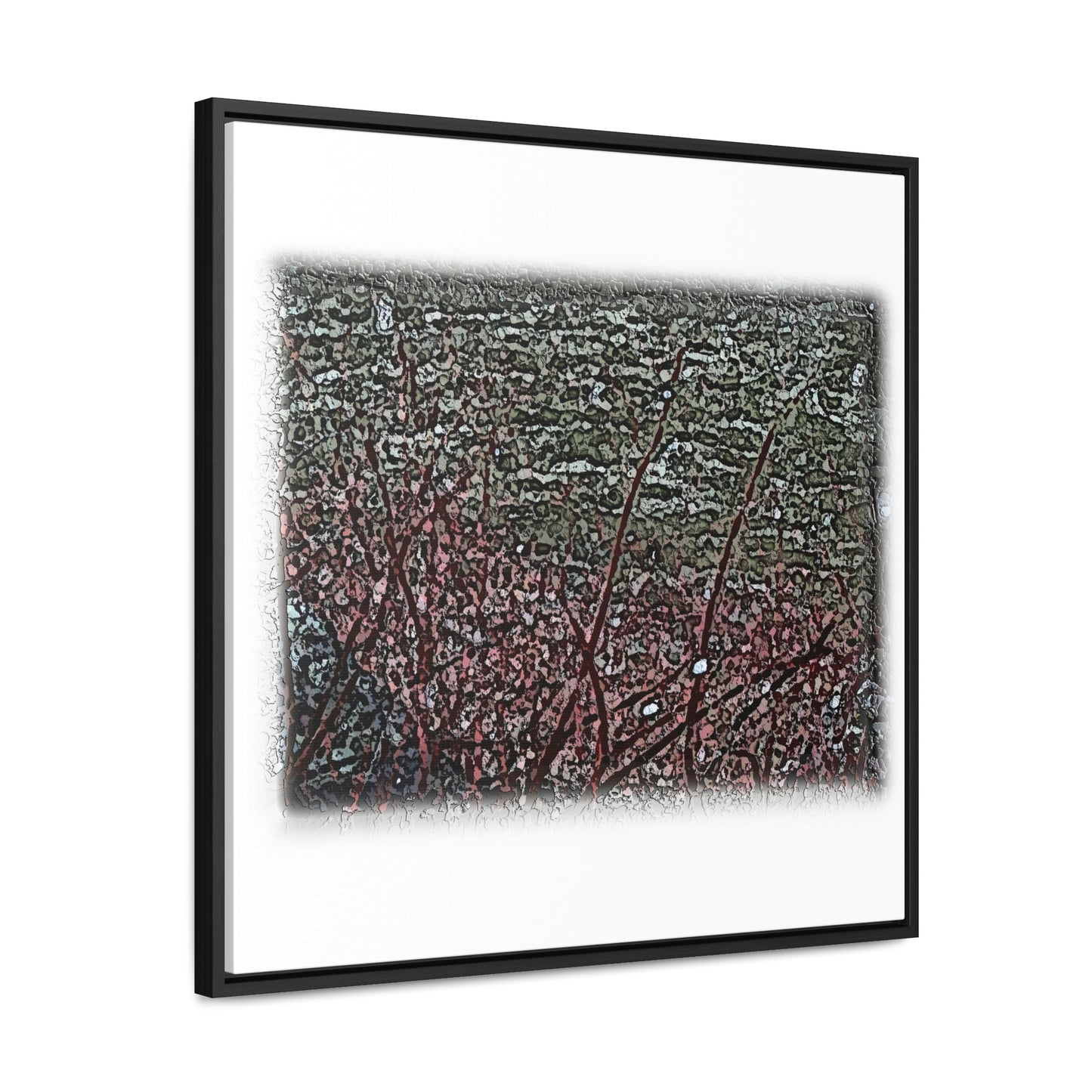 Gallery Canvas Wraps, Square Frame ... "A River Runs Through It" ... Red-Osier-Dogwood (Cornus Stonlifera 'Rubra') .. Original Works ... Central Idaho ...
