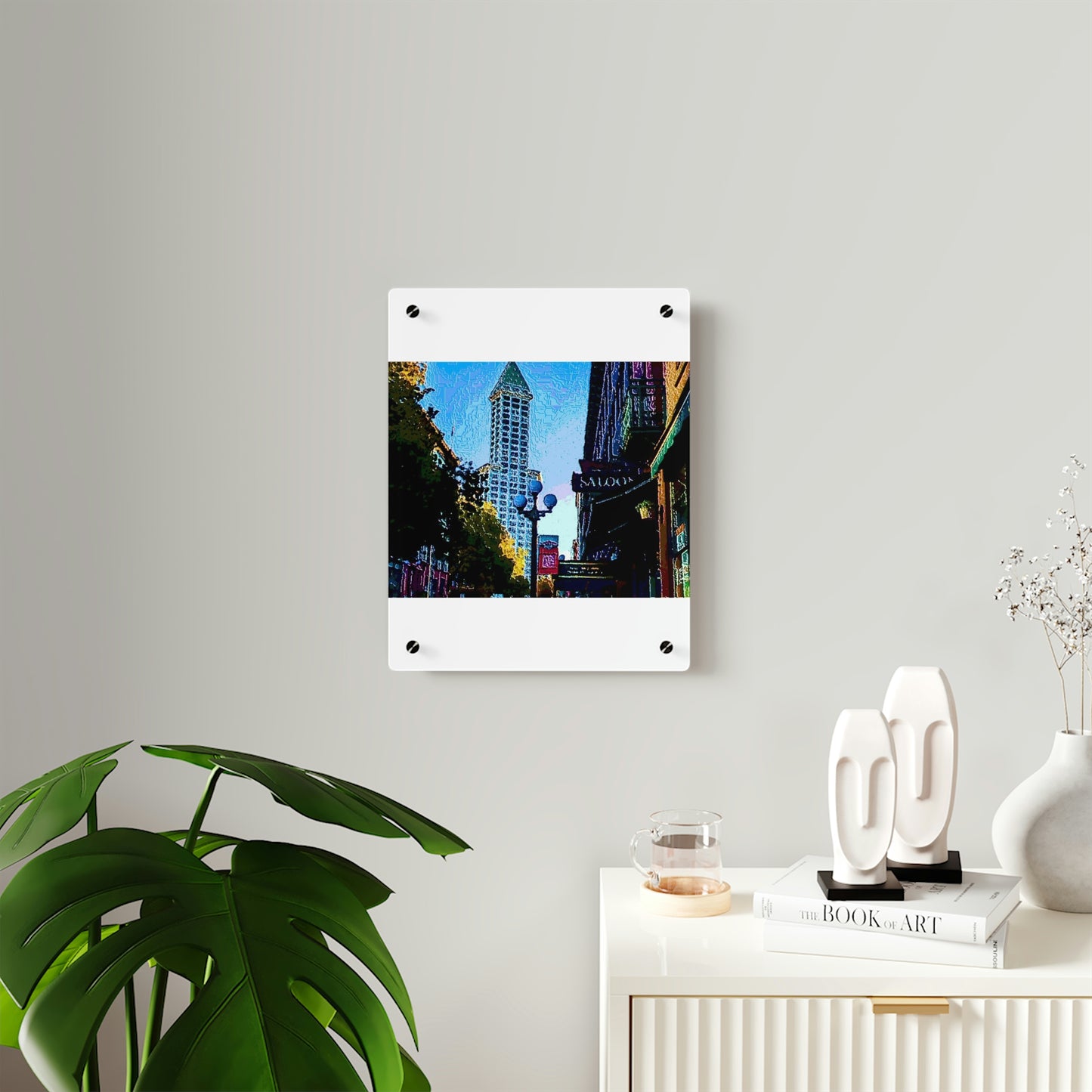 Acrylic Wall Art Panels ...  Pioneer Square & Smith Tower ... 'That World Famous View' ... Colleague Supplied Photo ... Original Works ...