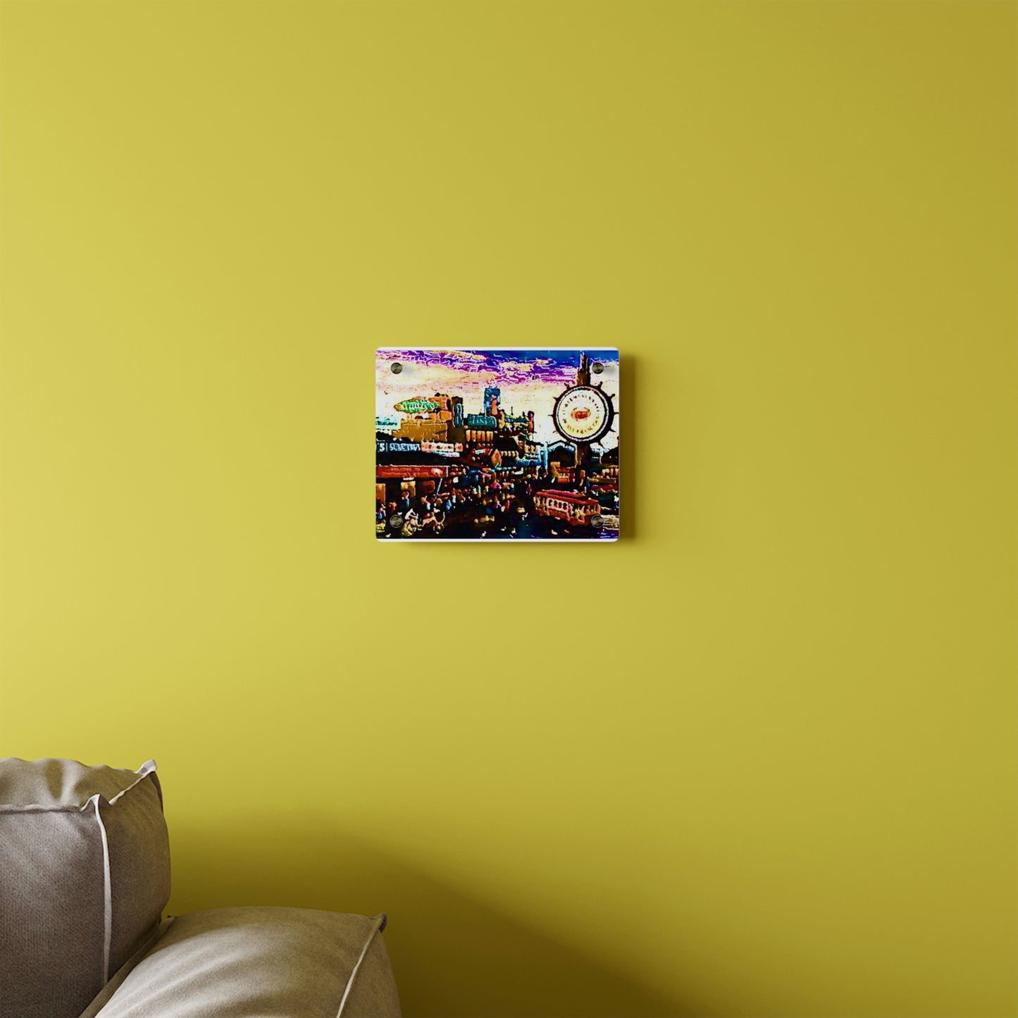 Acrylic Wall Art Panels ... "No.9 Fishermen's Grotto - Fishermen's Wharf, SF, California" ... Family Archives: 1970's ... Original Works ...