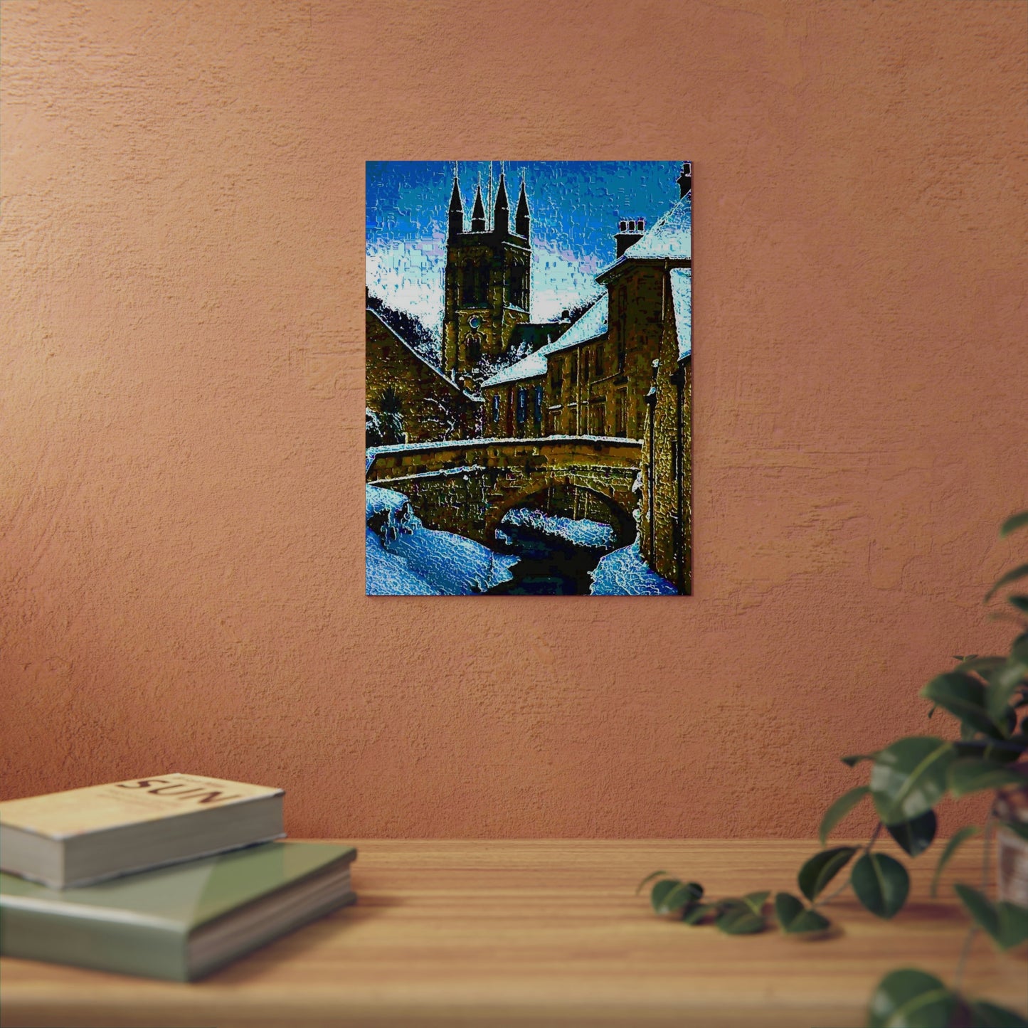 Aluminum Composite Panels ...  A Bridge, A Canal, A Cathedral_2 ... "To Stroll Over-Through-And-By" ... Central England: Circa 2005 ... Original Works ...
