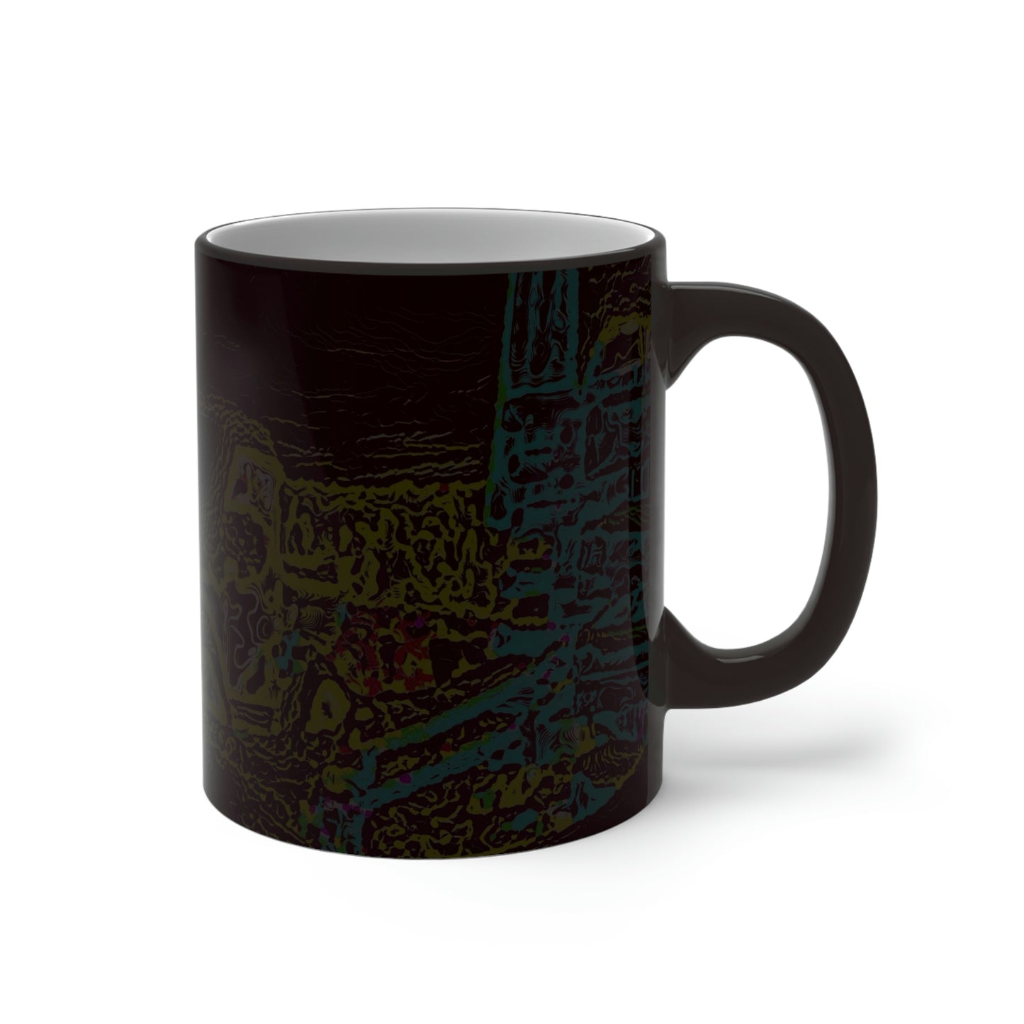 Color Changing Mug ... "Snow Vehicle In Snow Storm At-Rest" ... Circa 12Mar23 ... Central Idaho ... 18-Hours Rendering Time: Original Works ...