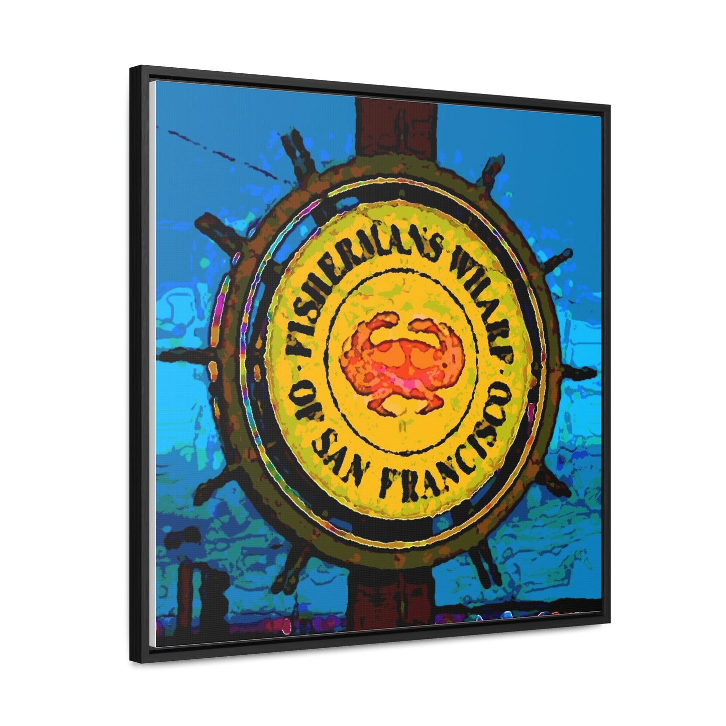 Gallery Canvas Wraps, Square Frame ...  "No.9 Fishermen's Grotto - Fishermen's Wharf, SF, California" ... Family Archives: 1970's ... Original Works ...