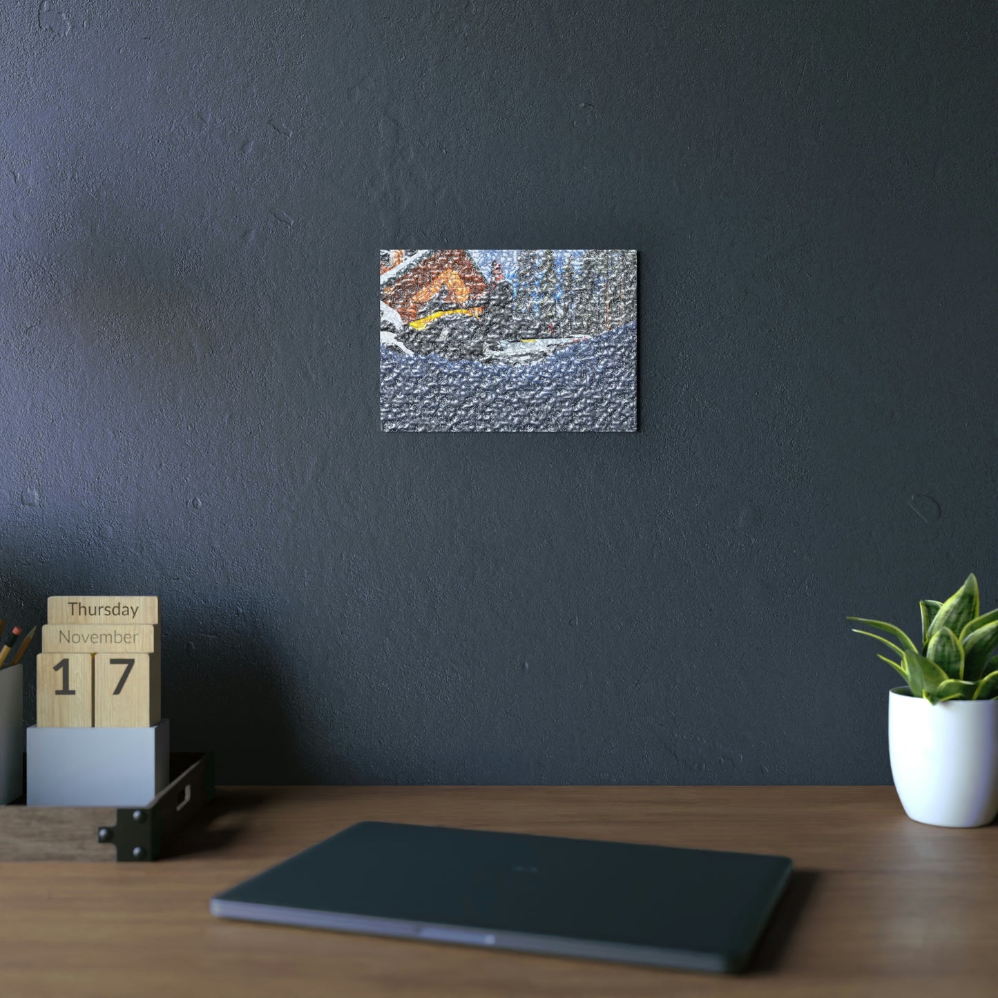 Aluminum Composite Panels ... "Packing After The Storm" ... Circa 3Apr23 ... Rhett Creek, Idaho, USA ... Original Works ...