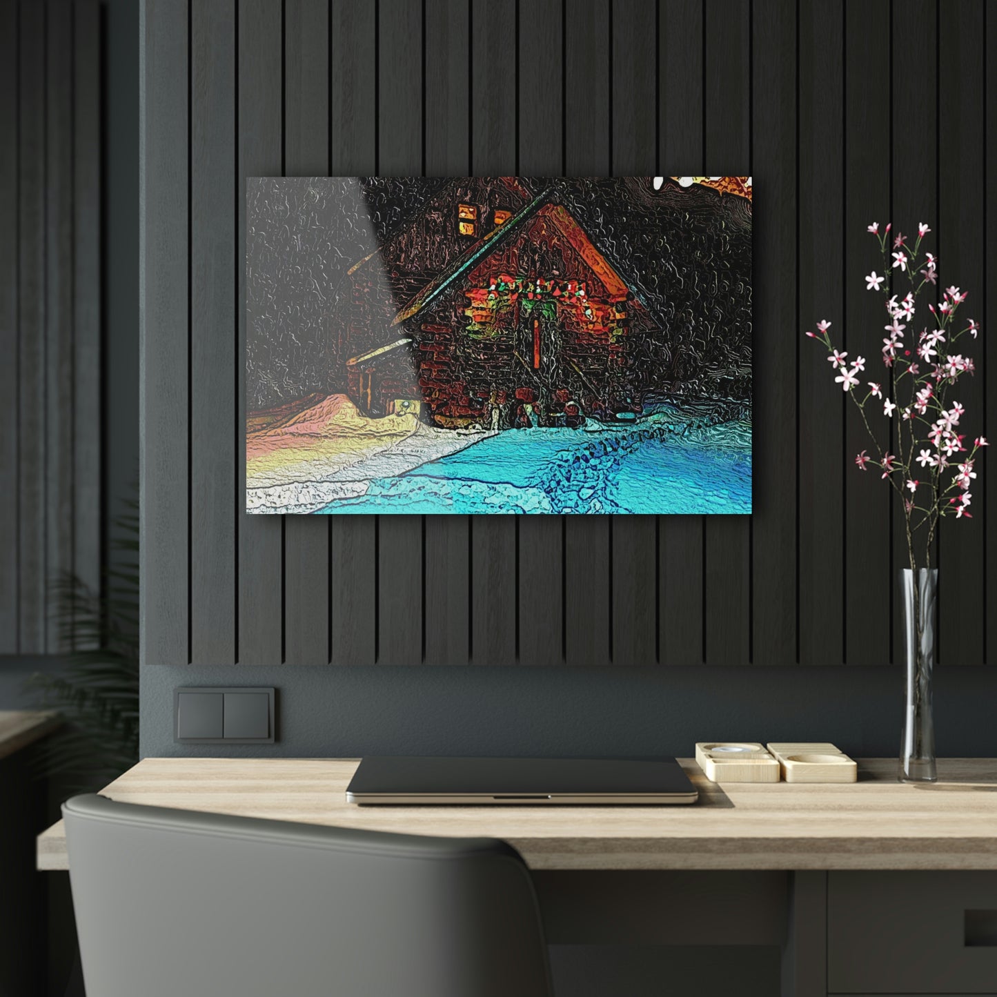 Acrylic Prints ... A Cold ... A Very Snowy ... "A Tranquil & Quiet Morning In Mountainous Central Idaho" ... Original Works ...