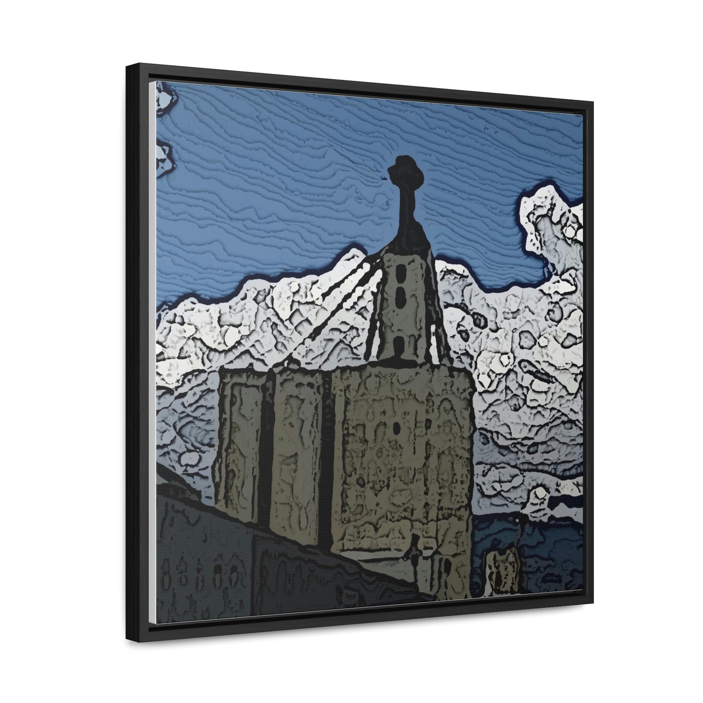 Gallery Canvas Wraps, Square Frame ..."ICP: Idaho County Propane ... 'Production Facilities Grangeville, Idaho' ... "  Original Works: Rendering Time: 10 Hours ...