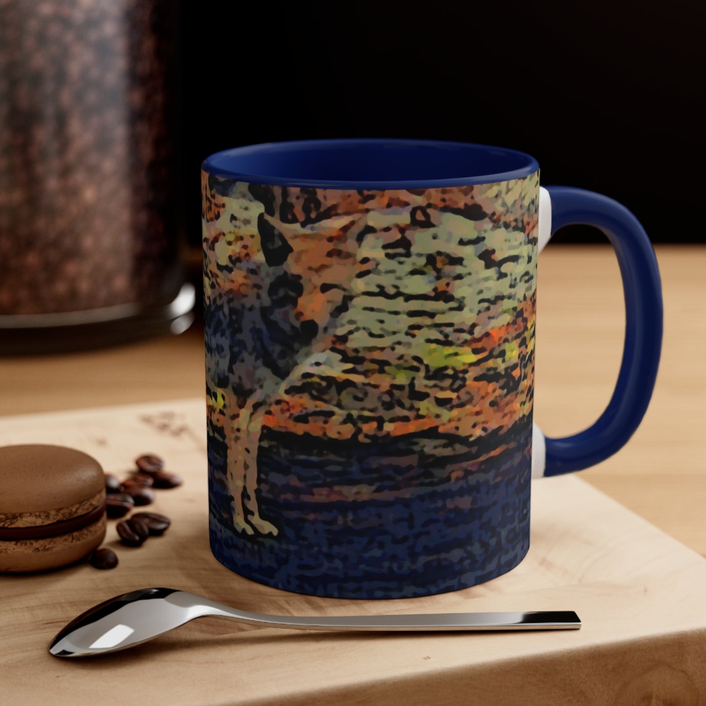 Accent Coffee Mug, 11oz ... Coyote ... "Yosemite Valley: Circa May23 ... KPH Base Photo" ... Original Works ...