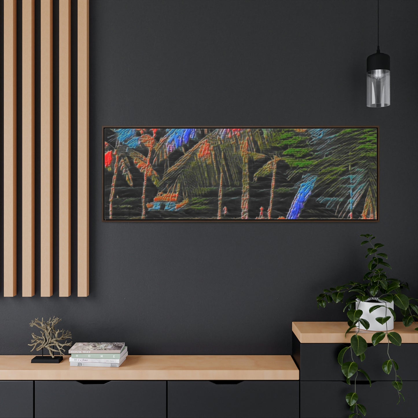 Gallery Canvas Wraps, Horizontal Frame ... "The Royal Hawai'ian: Waikiki Beach_Beach" ... Honolulu, HI ... Ocotber 2014 (Halloween) ... Original Works ...