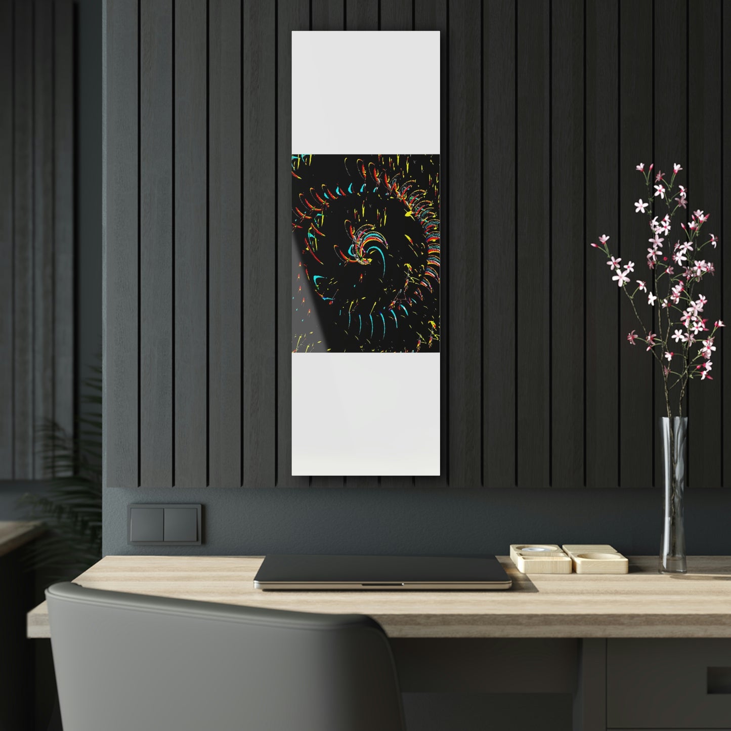 Acrylic Prints ... "Waning Moon" ... Central Idaho ... October 2022 ... Rendering Time: 22 Hours ... Original Works ...
