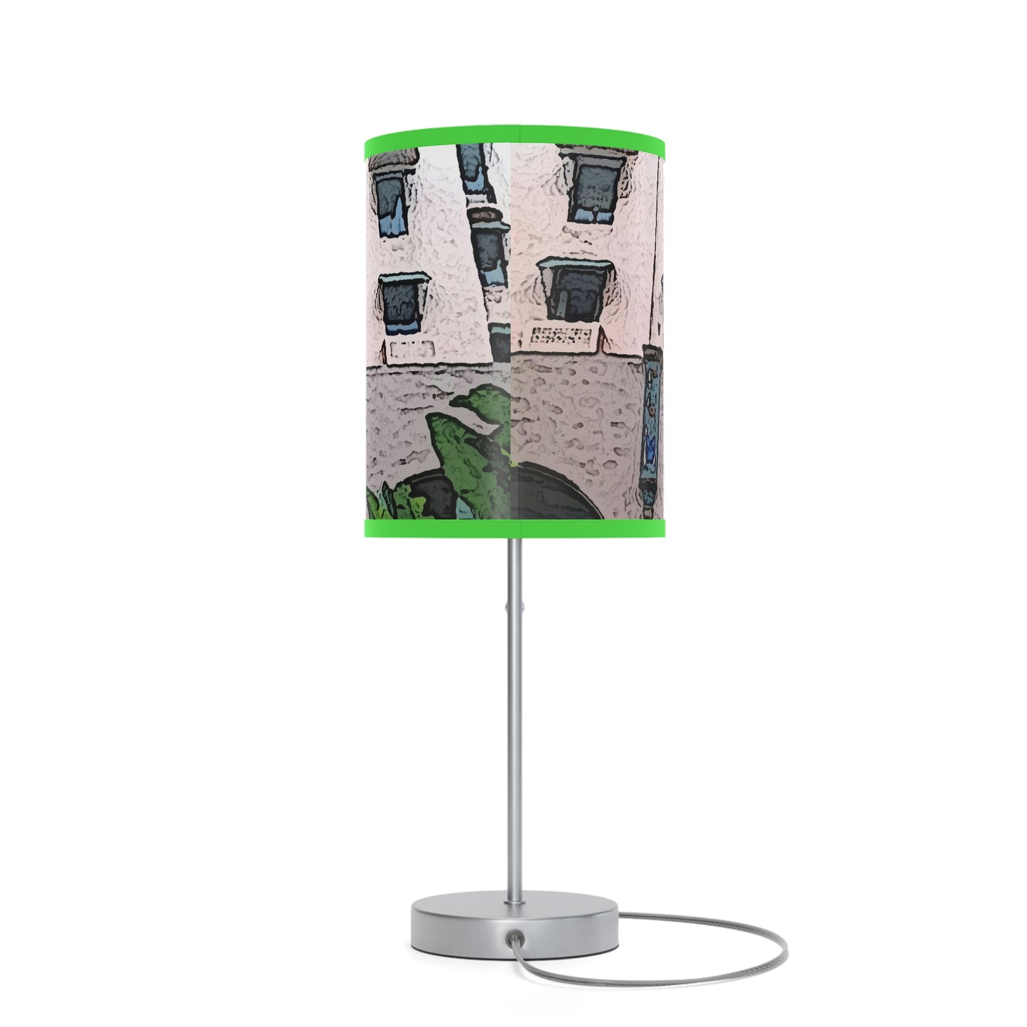 Lamp on a Stand, US|CA plug ...  "La Grande Entree" At: 'The Pink Palace' ... The Royal Hawai'ian ... Honolulu, HI ... '27Oct2014' ... Original Works ...
