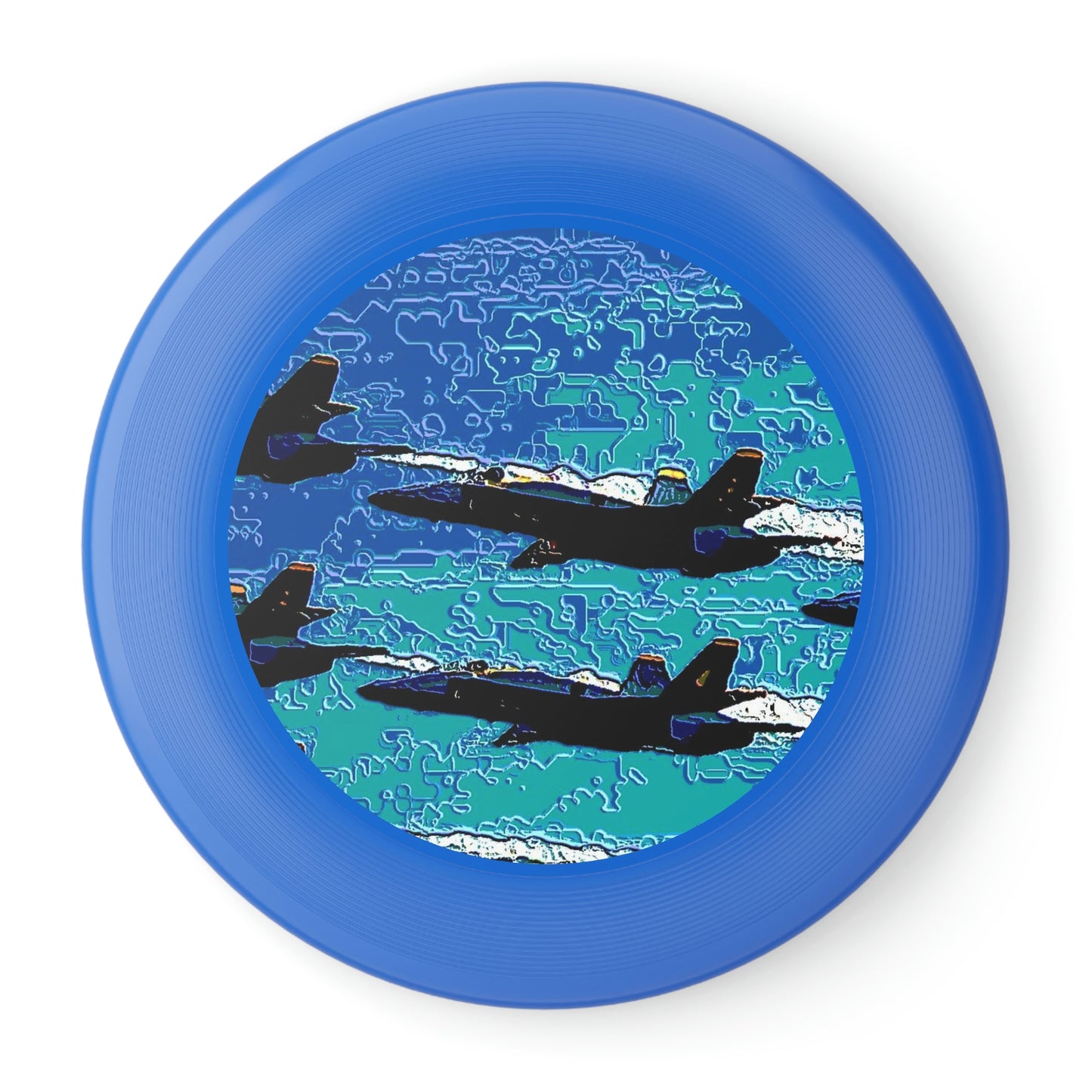 Wham-O Frisbee... Seattle Seafair ..."Blue Angels Run Over Lake Washington" ... Circa Mid 1980's ... Dr FJ Holt ... Original Works ...
