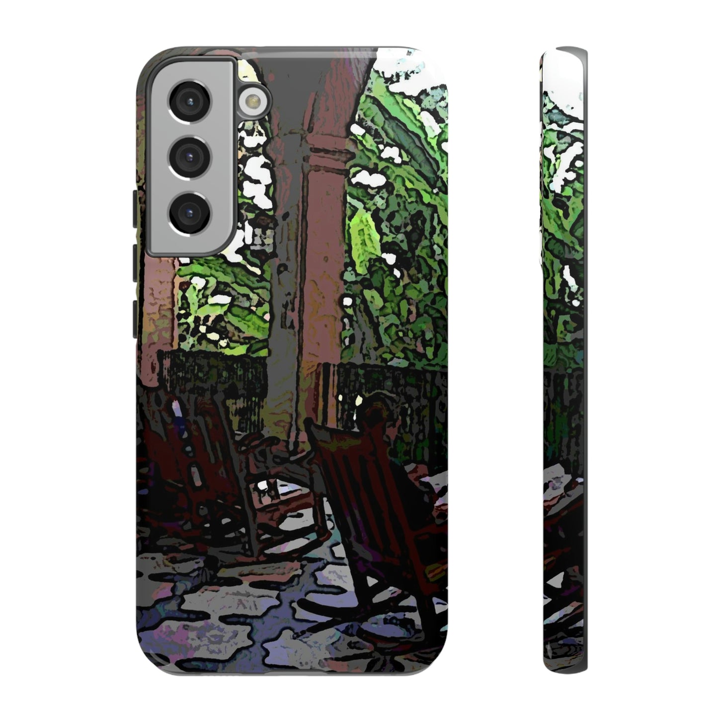 Tough Cases ... Lanai & Rocking Chairs At: 'The Pink Palace' ... The Royal Hawai'ian ... Honolulu, HI ... '27Oct2014' ... Original Works ...